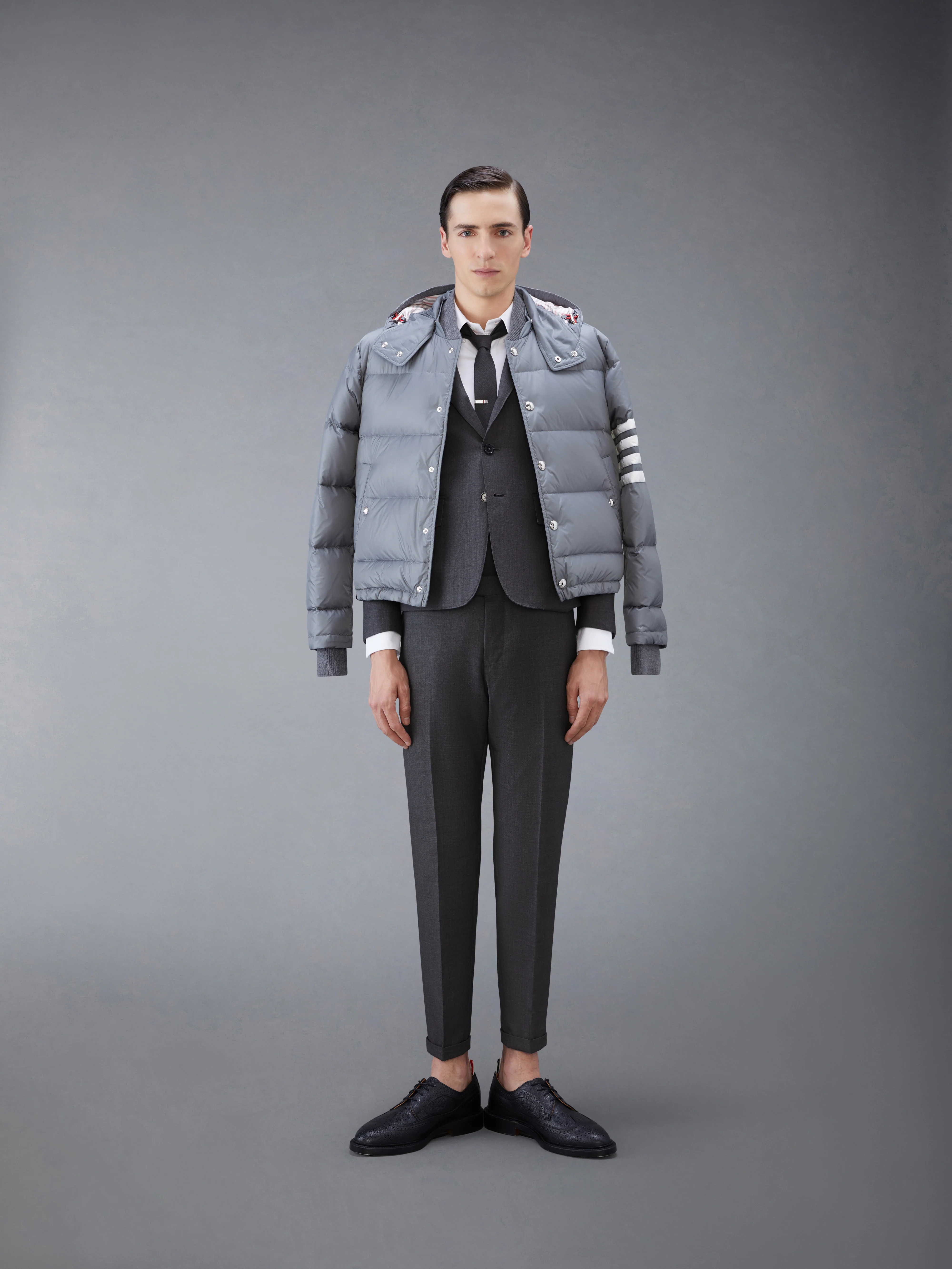 SUPER 120's TWILL LOW RISE TROUSER - Image 3