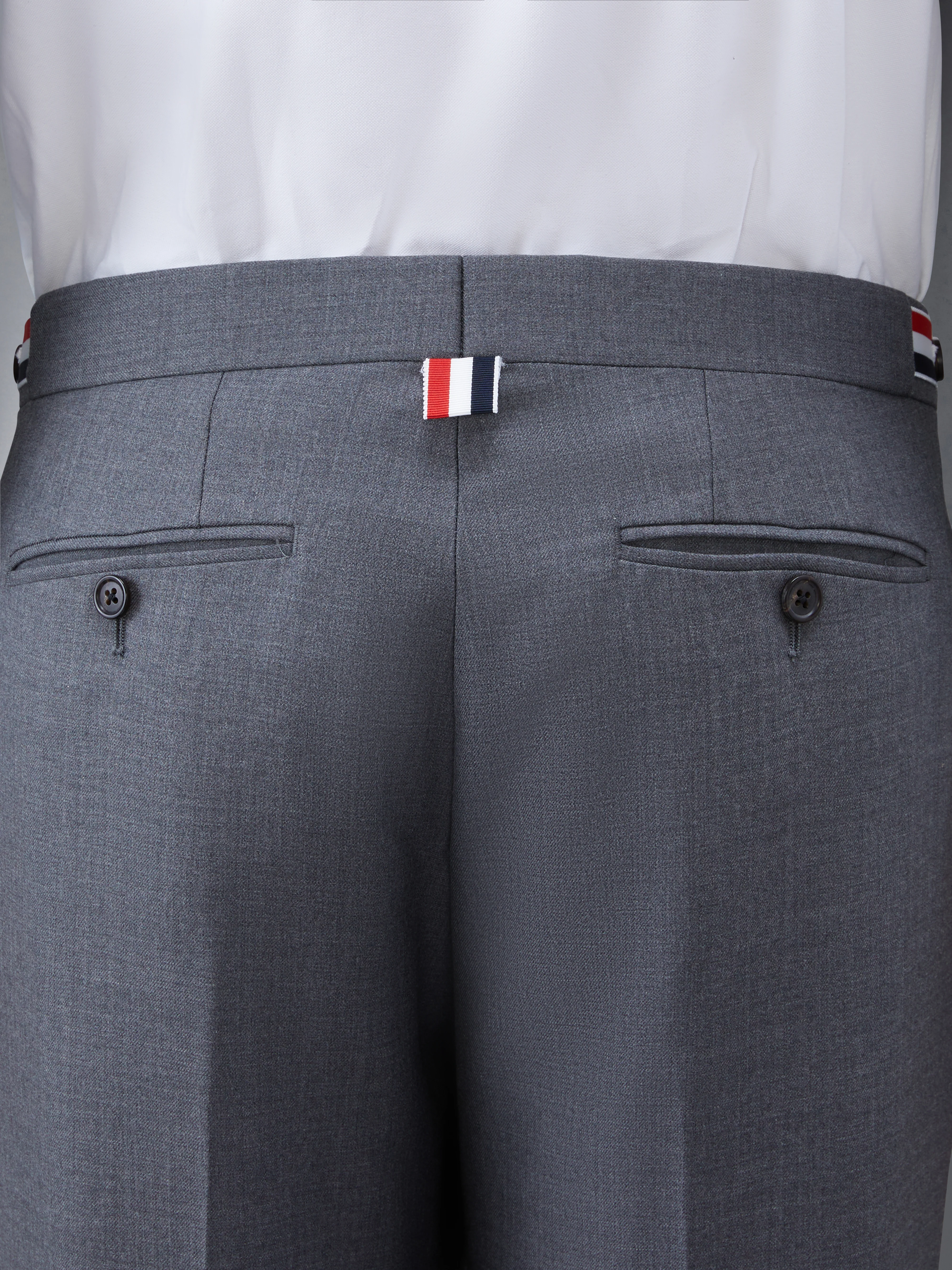 SUPER 120's TWILL LOW RISE TROUSER - Image 4
