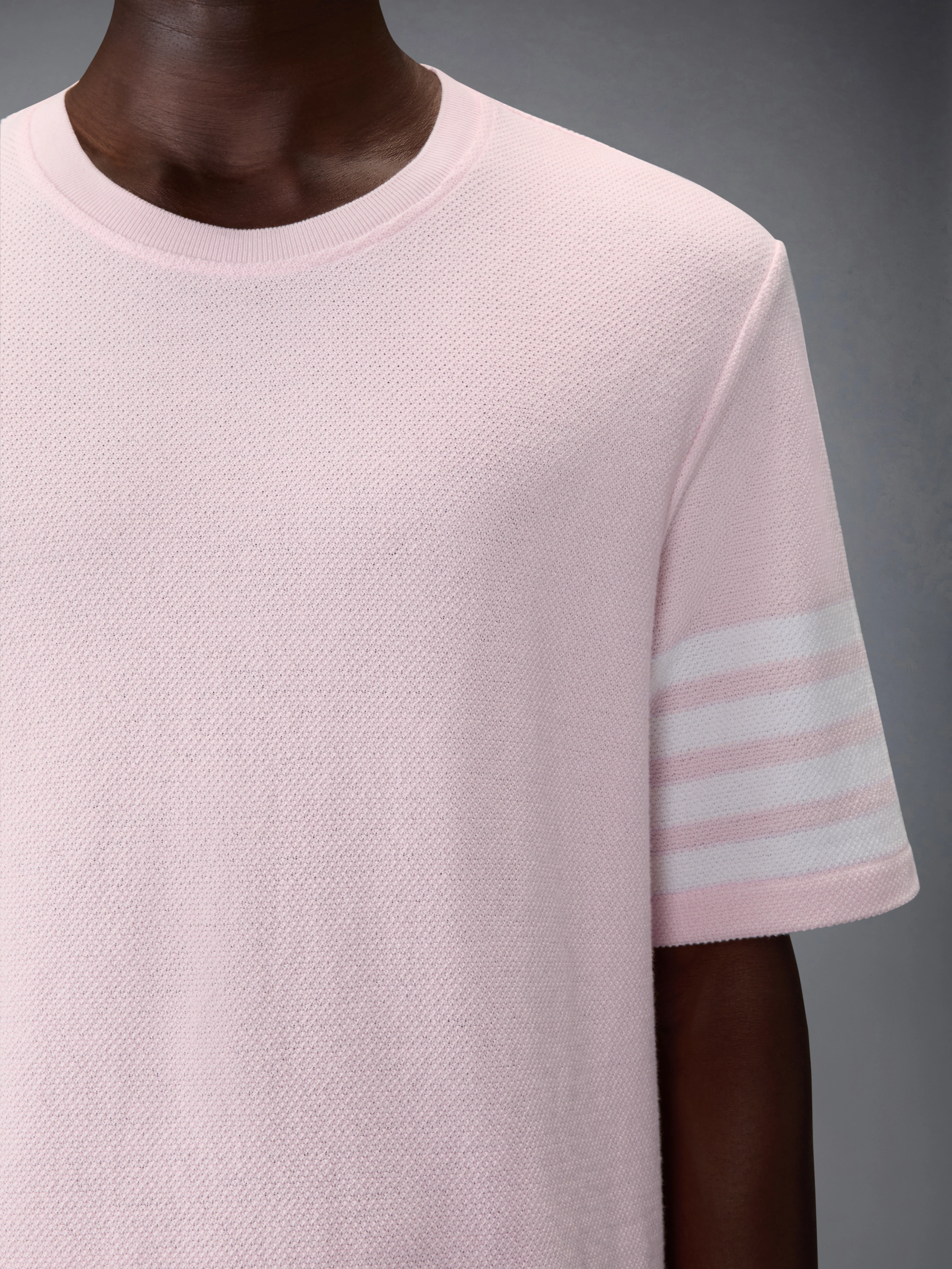 TEXTURED PIQUE 4-BAR TEE - Image 5