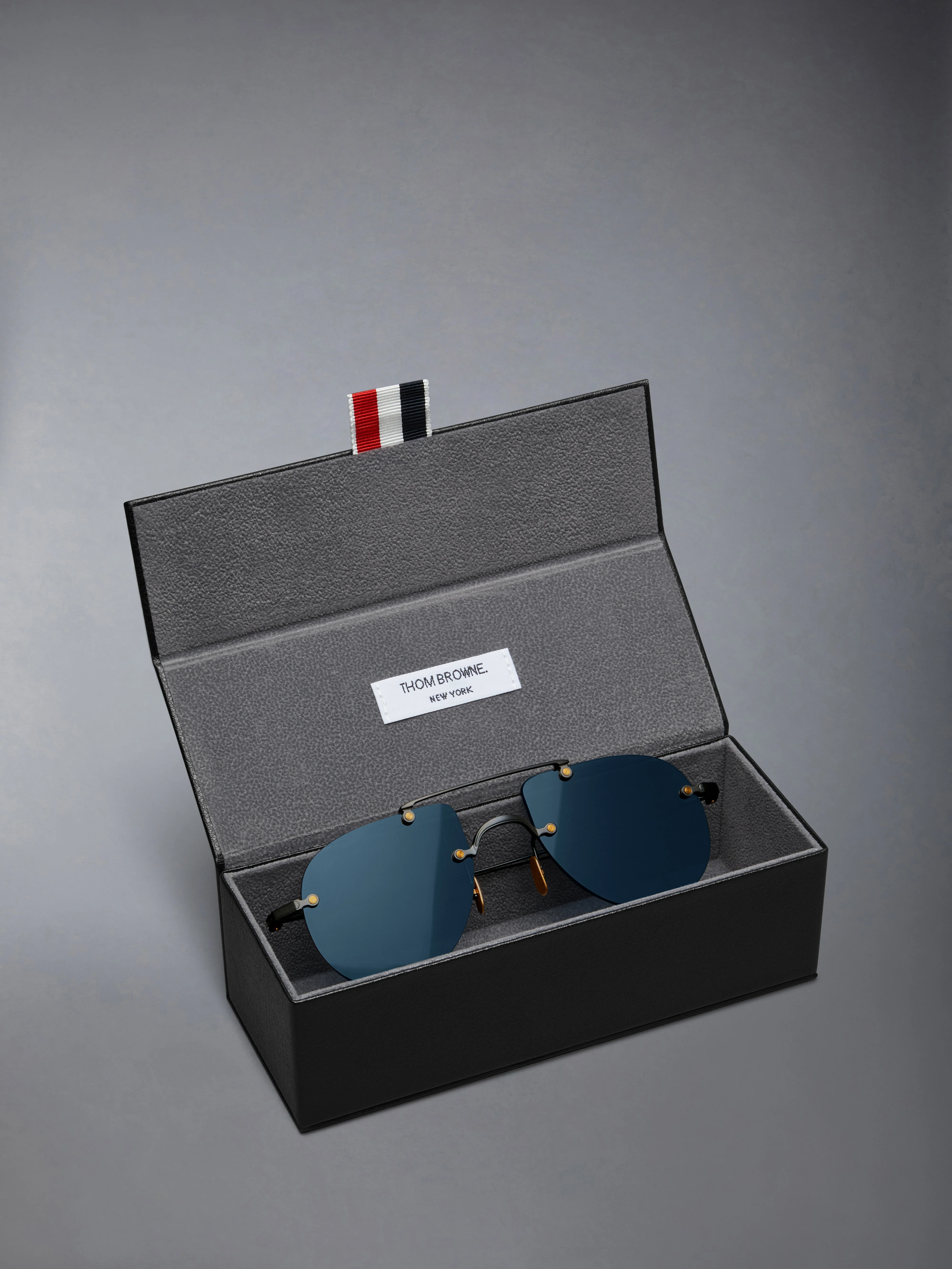 TITANIUM RIMLESS AVIATOR SUNGLASSES - Image 4