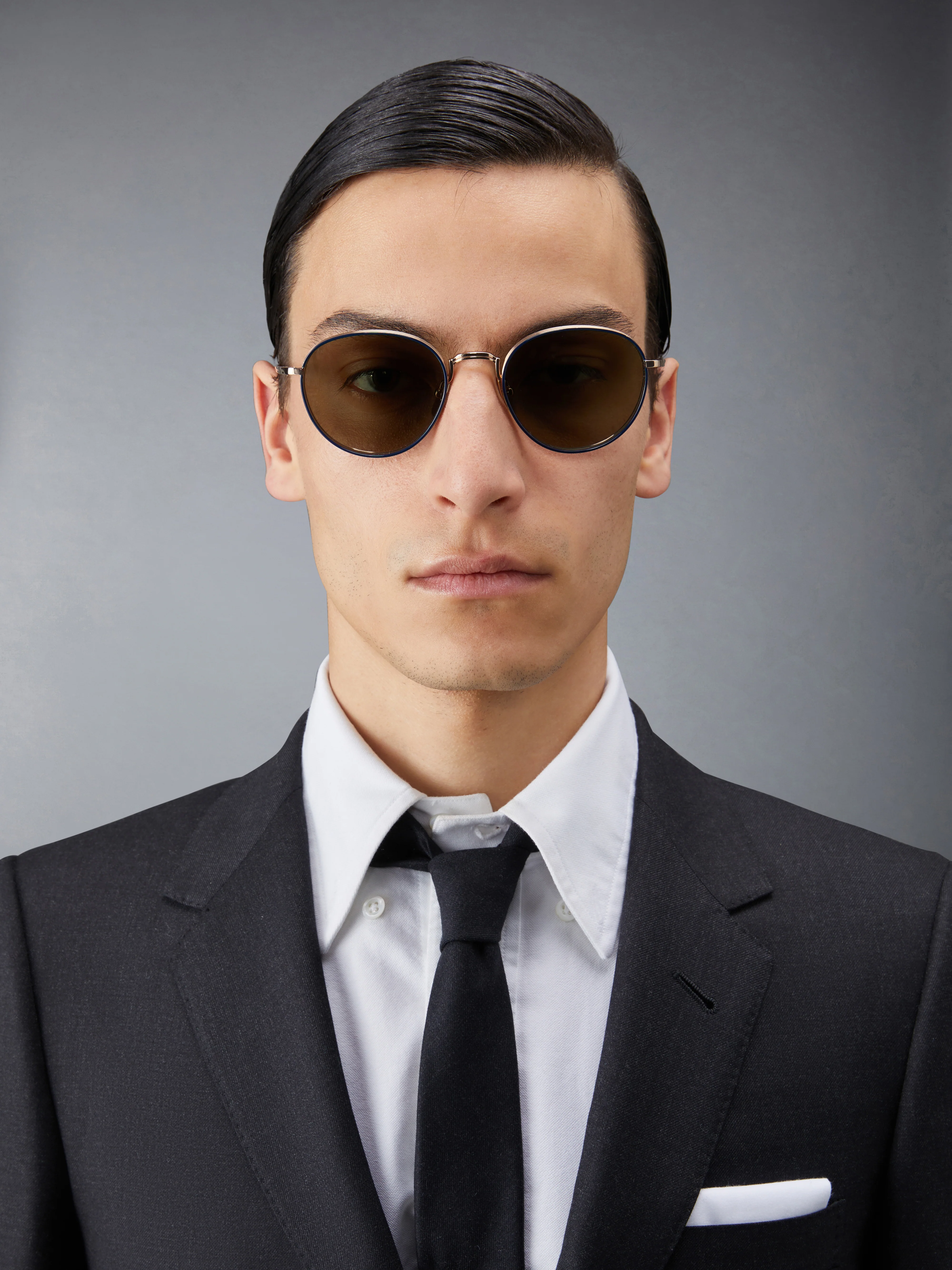 TITANIUM ROUND SUNGLASSES - Image 2