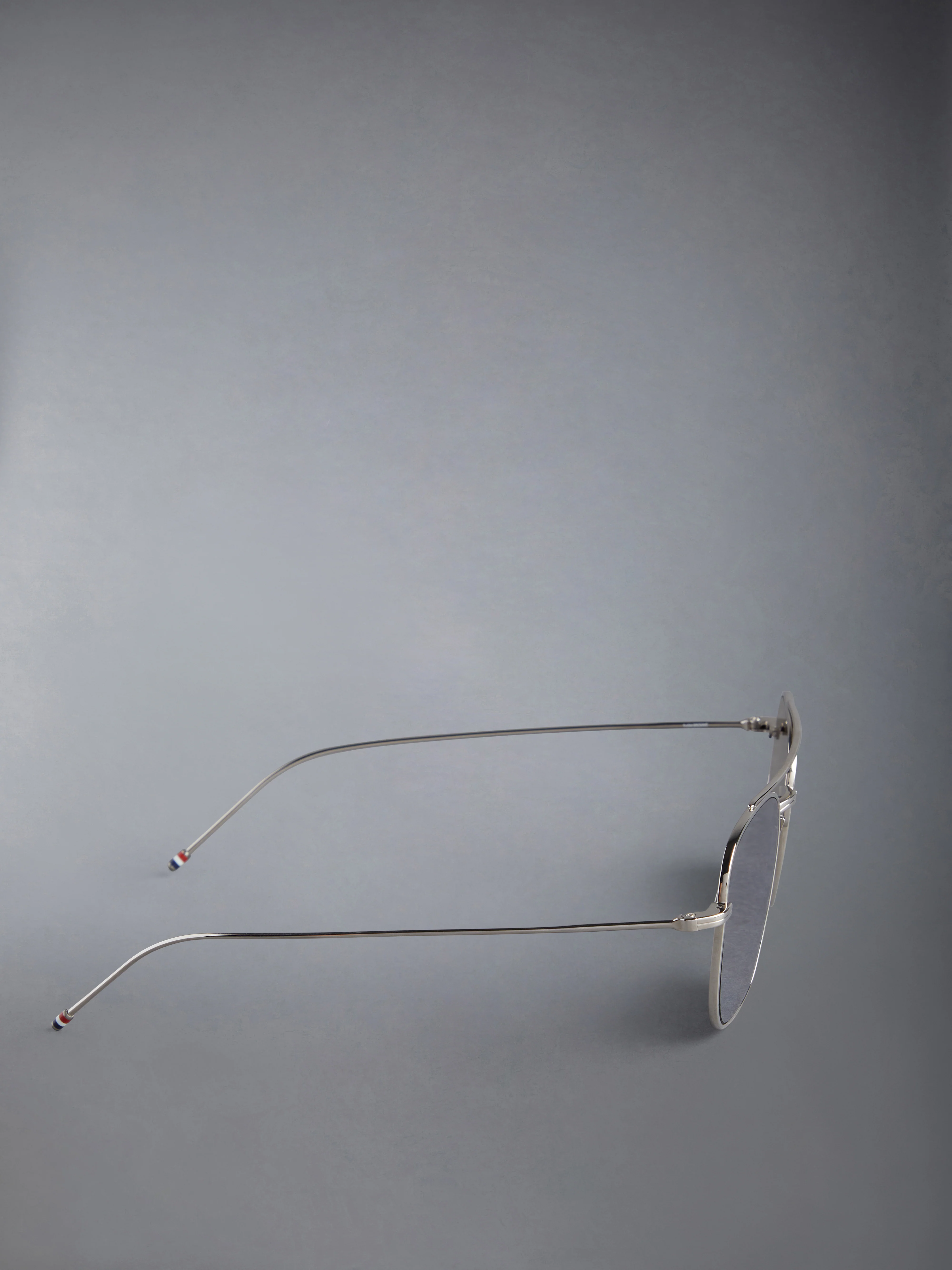 TITANIUM SQUARED AVIATOR SUNGLASSES - Image 4
