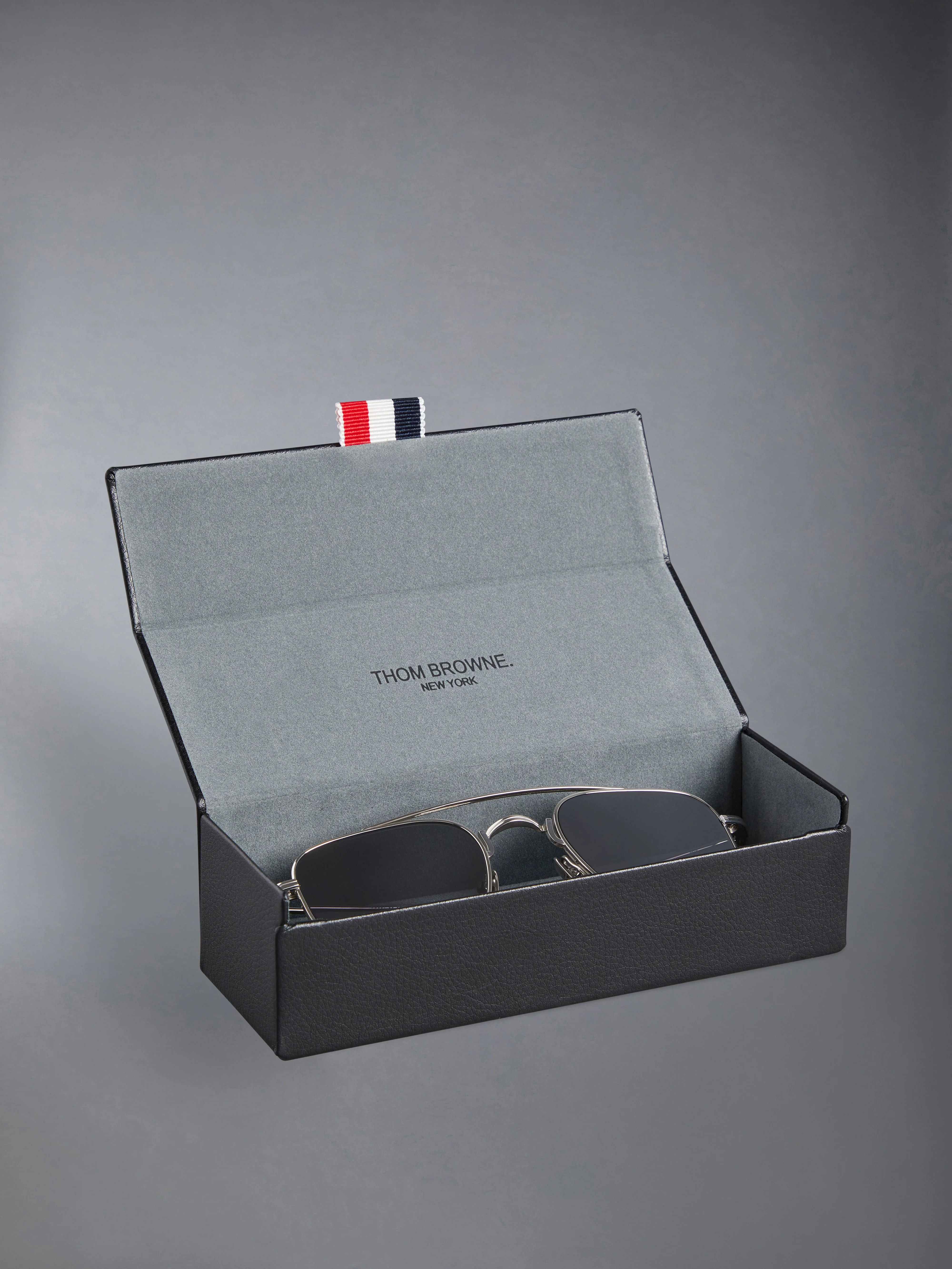 TITANIUM SQUARED AVIATOR SUNGLASSES - Image 6
