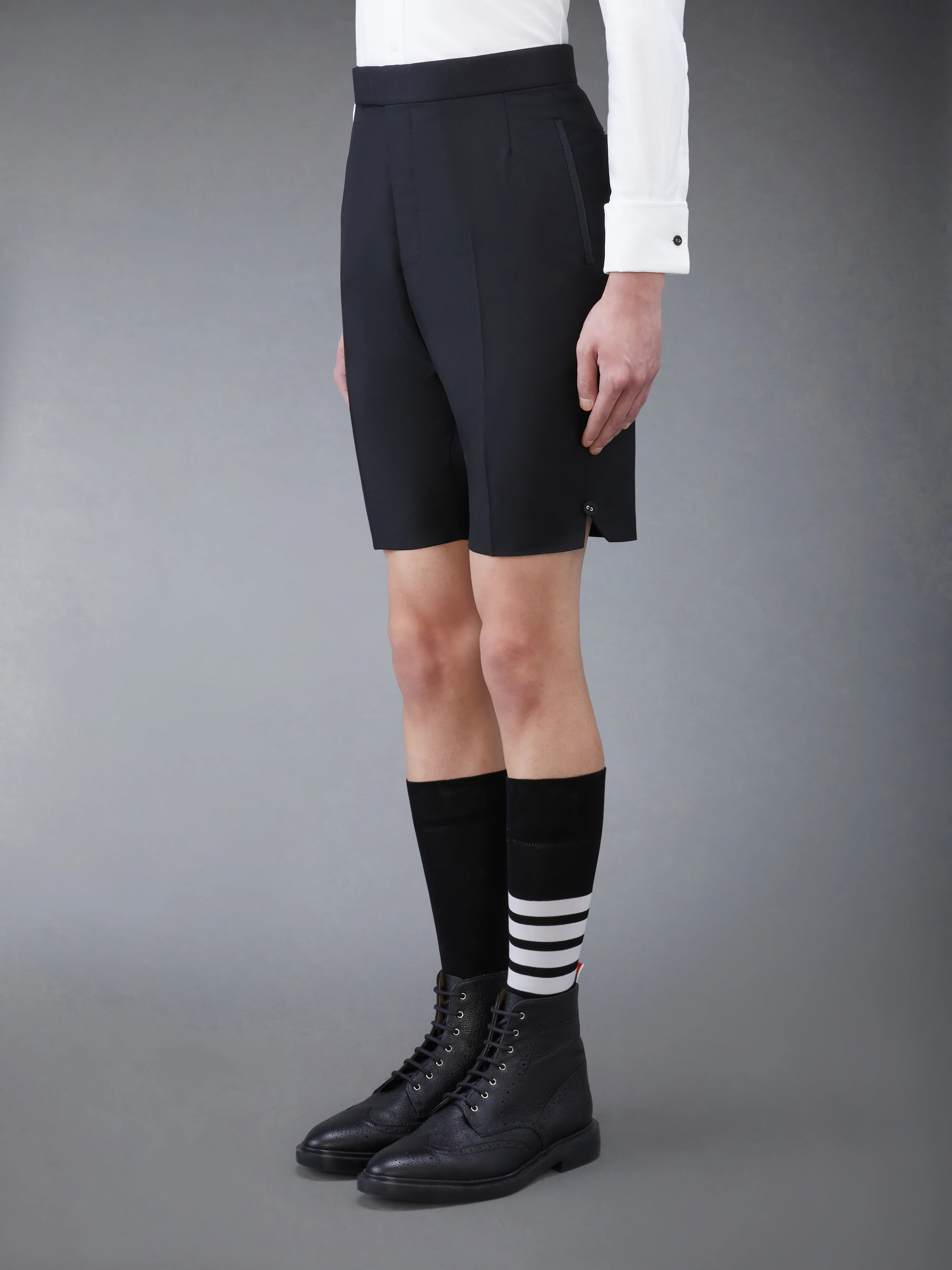 TWILL TIPPING CLASSIC BACKSTRAP SHORTS - Image 2