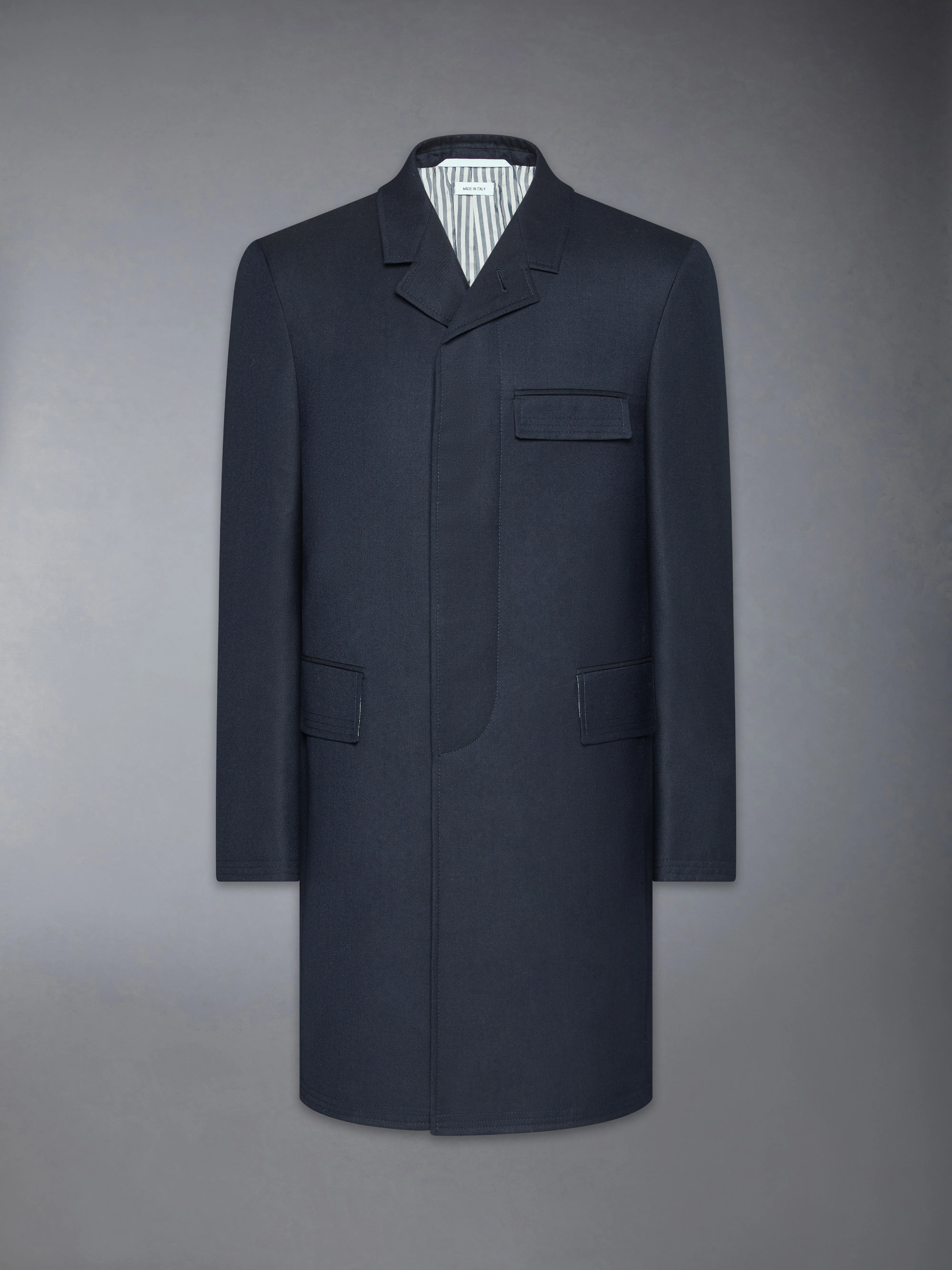TWILL WOOL CLASSIC CHESTERFIELD OVERCOAT - Image 7