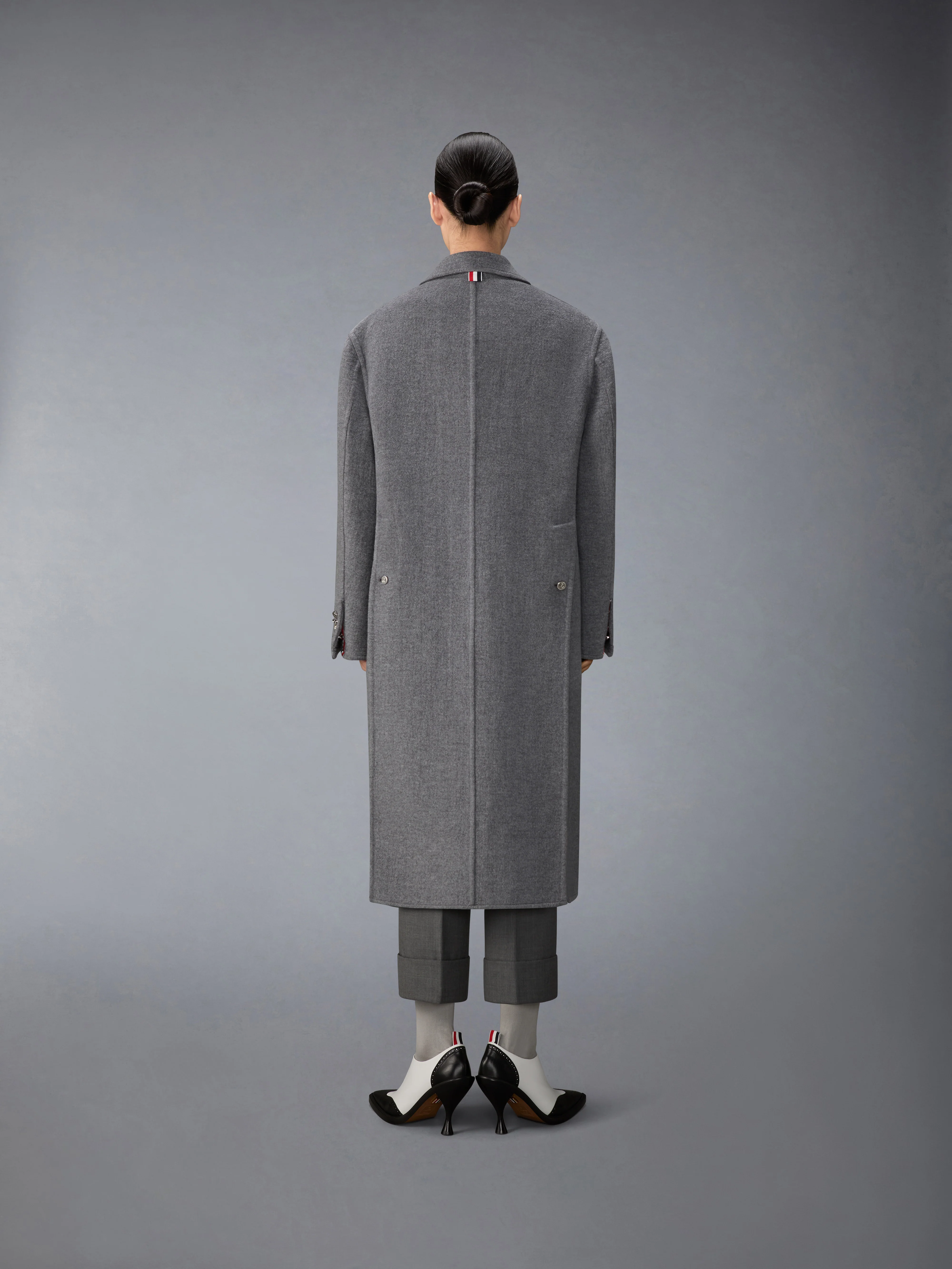 UNCONSTRUCTED BOILED WOOL CHESTERFIELD OVERCOAT - Image 3