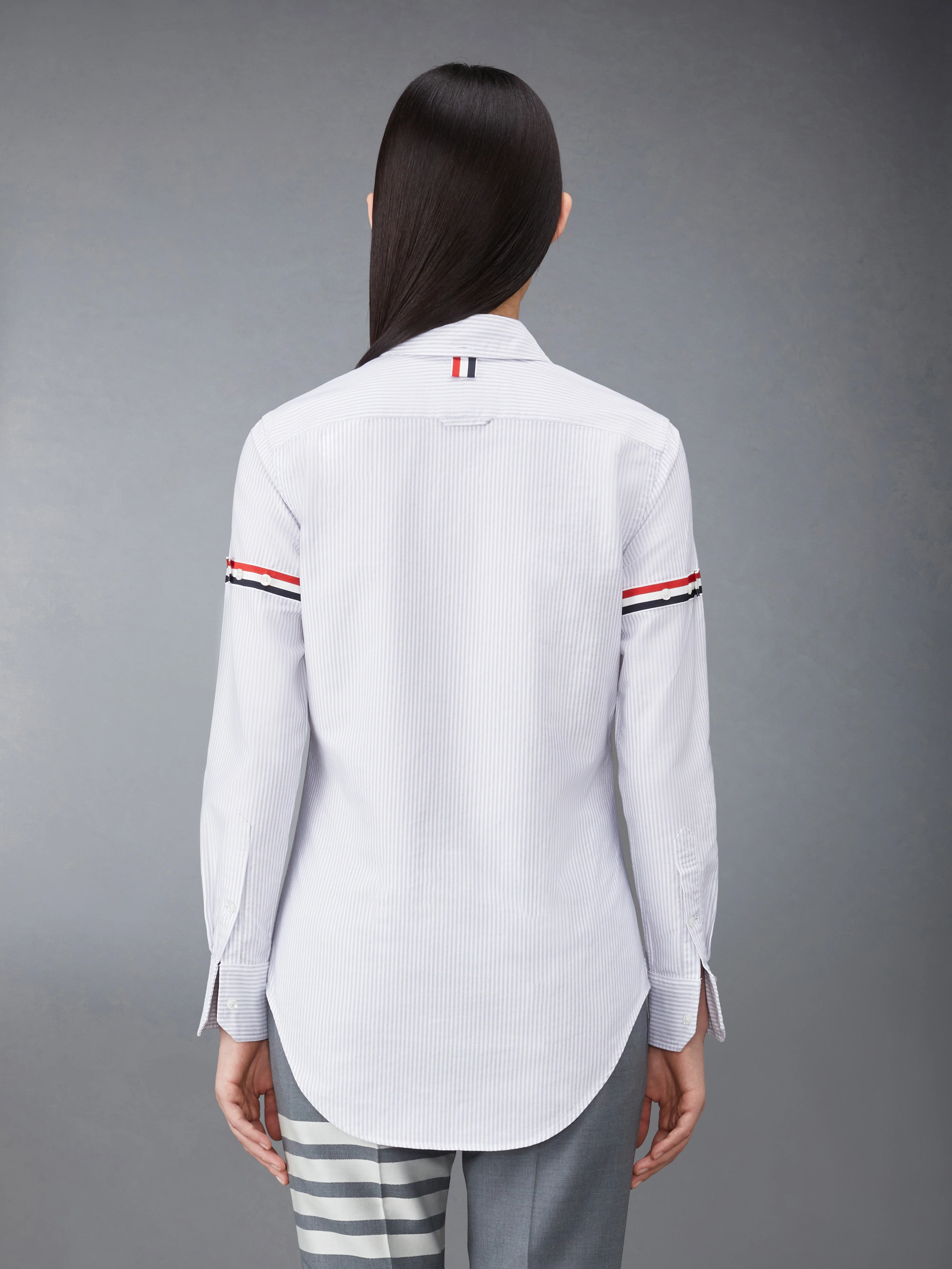 UNIVERSITY STRIPE ARMBAND OXFORD SHIRT - Image 3