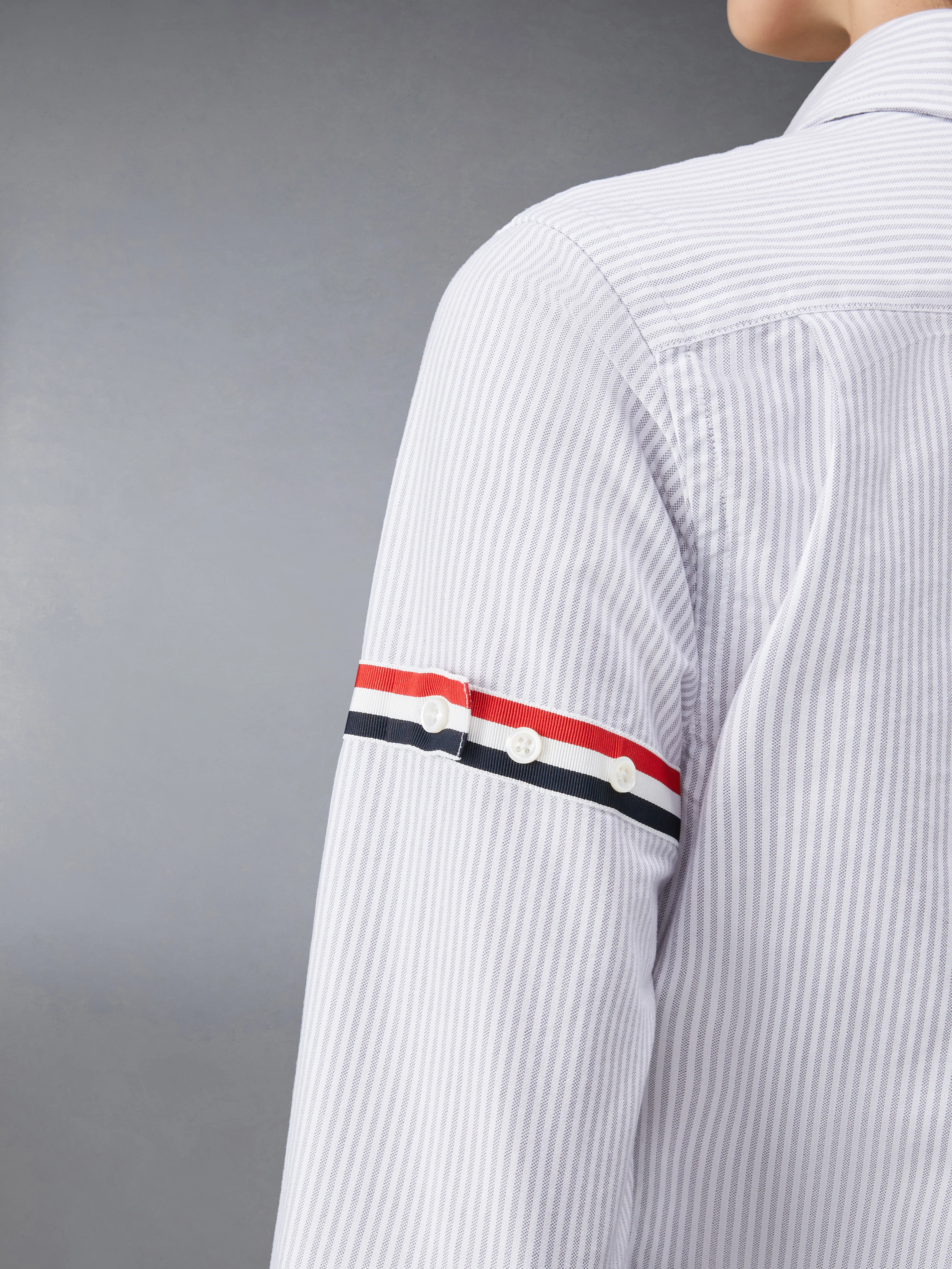 UNIVERSITY STRIPE ARMBAND OXFORD SHIRT - Image 8