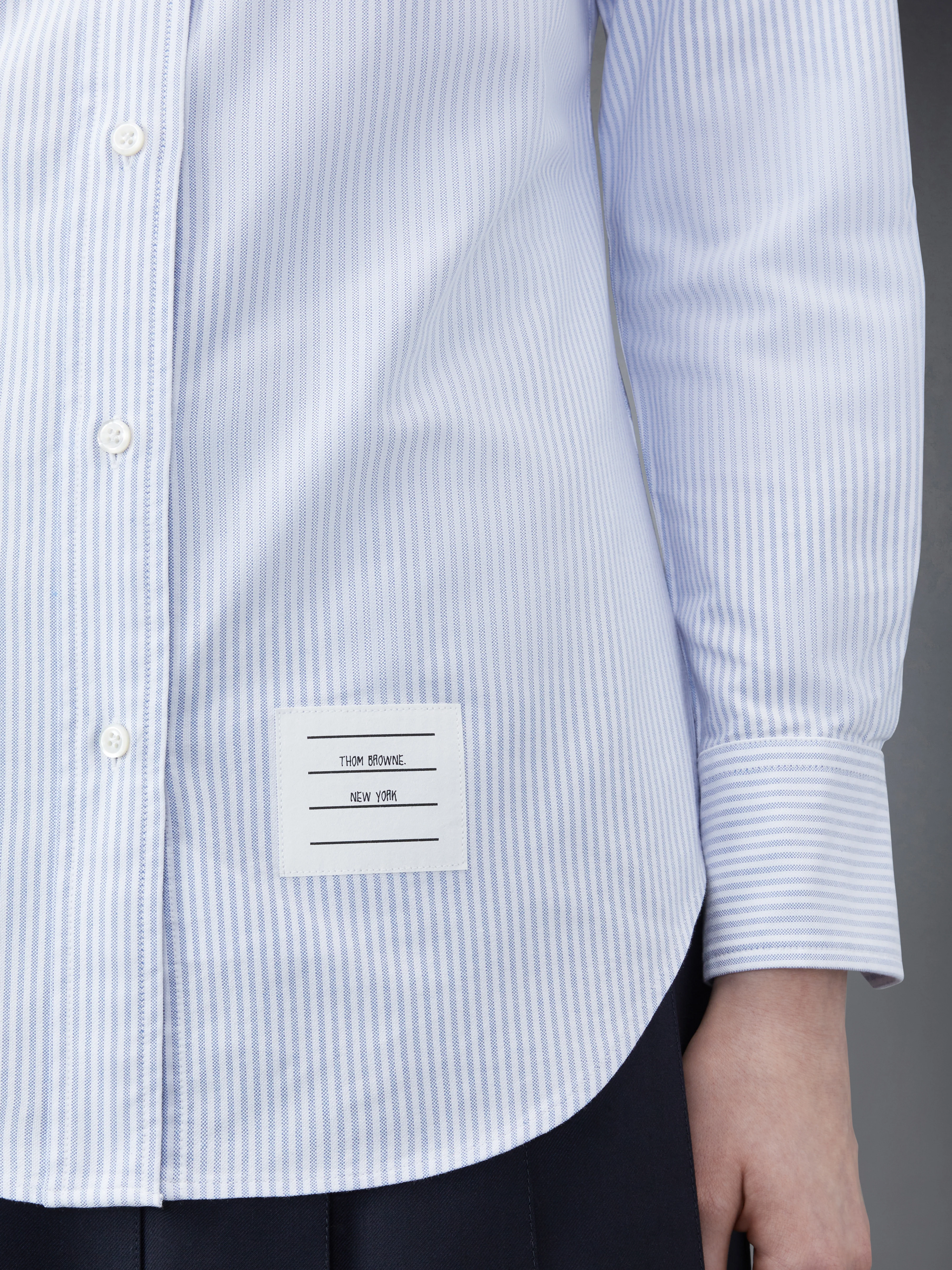 UNIVERSITY STRIPE ARMBAND OXFORD SHIRT - Image 6