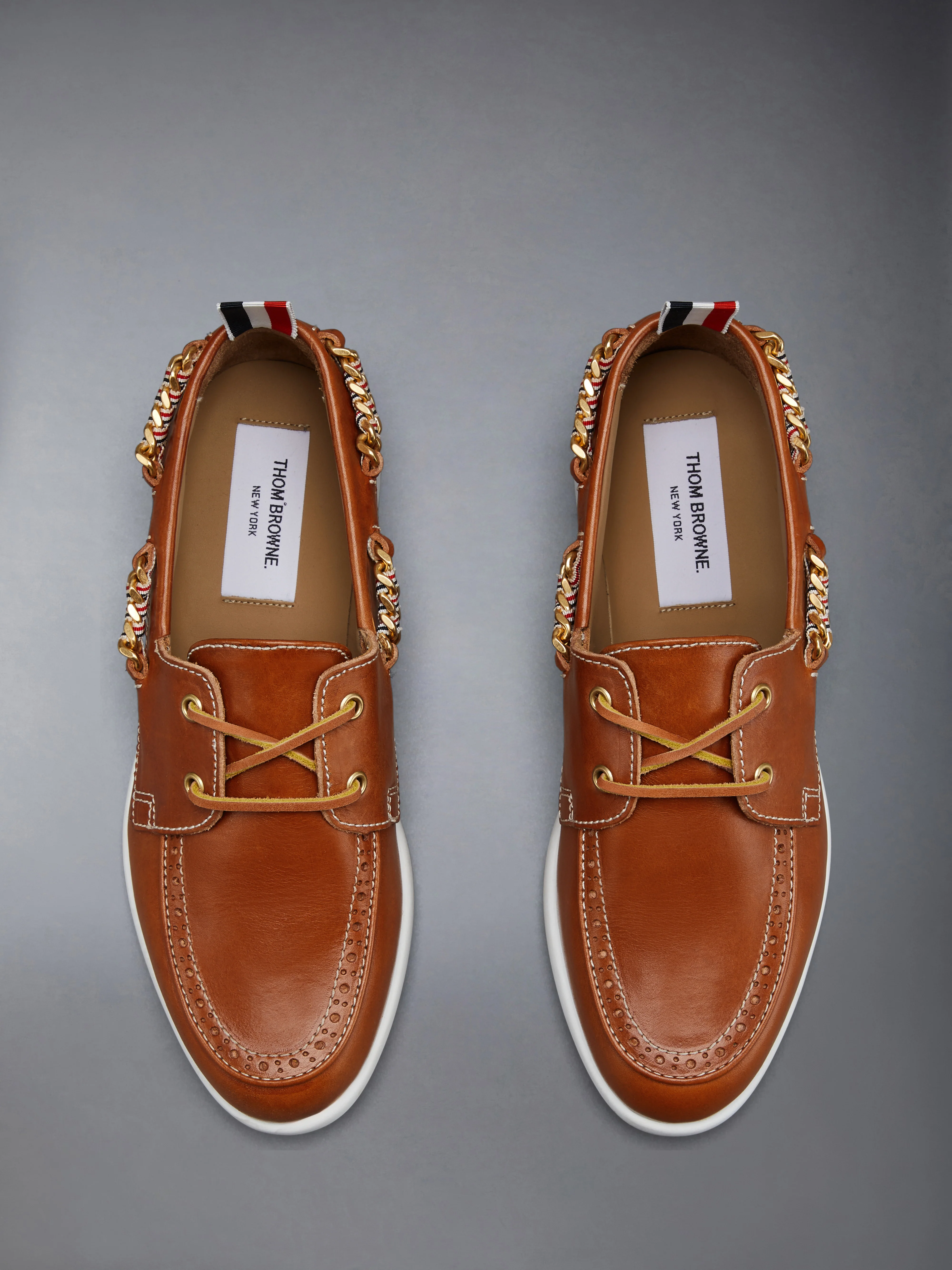 VACCHETTA BROGUE BOAT SHOE - Image 5
