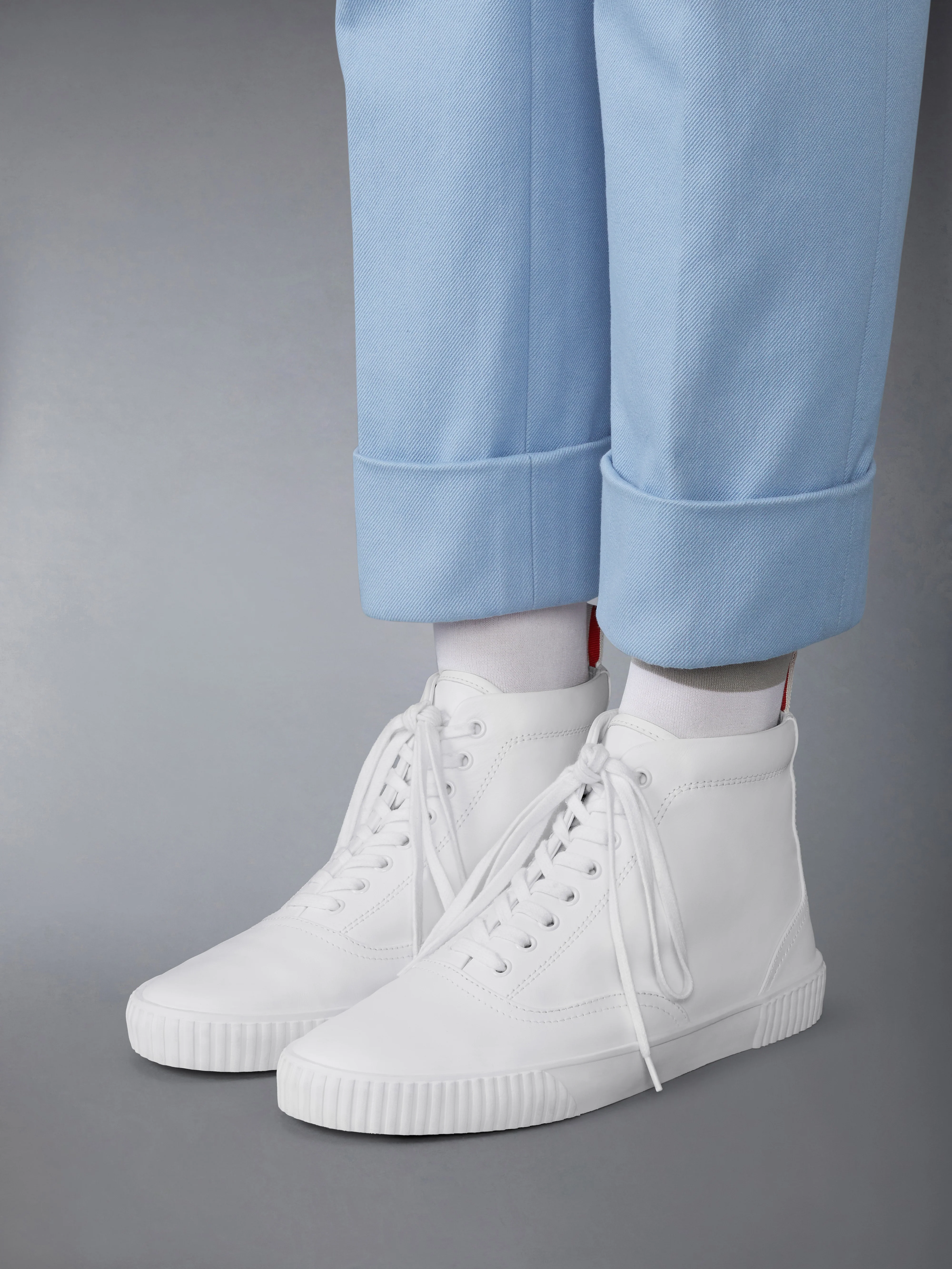 VITELLO CALF HIGH TOP HERITAGE SNEAKERS - Image 4