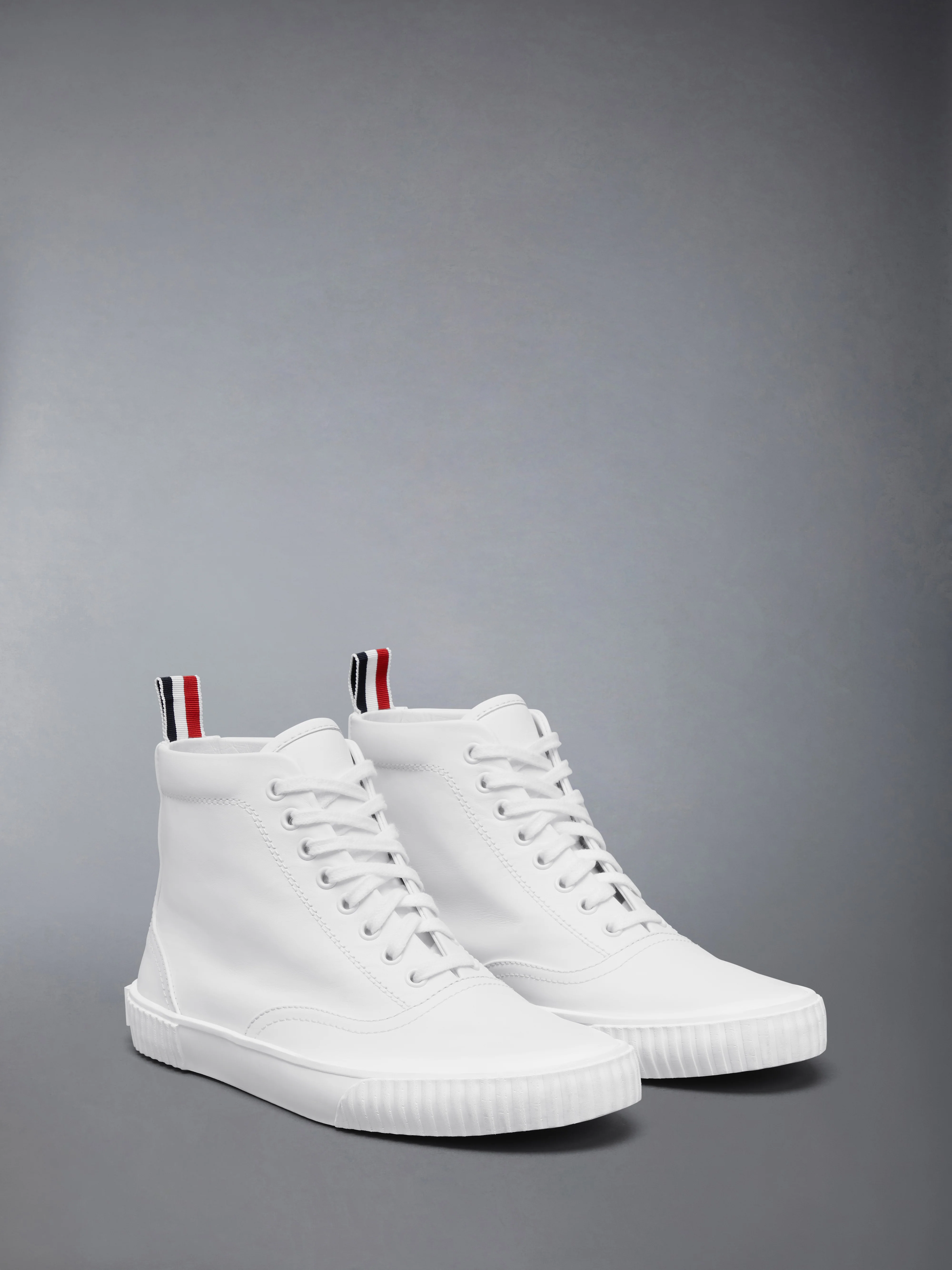 VITELLO CALF LEATHER HIGH TOP HERITAGE SNEAKERS - Image 2