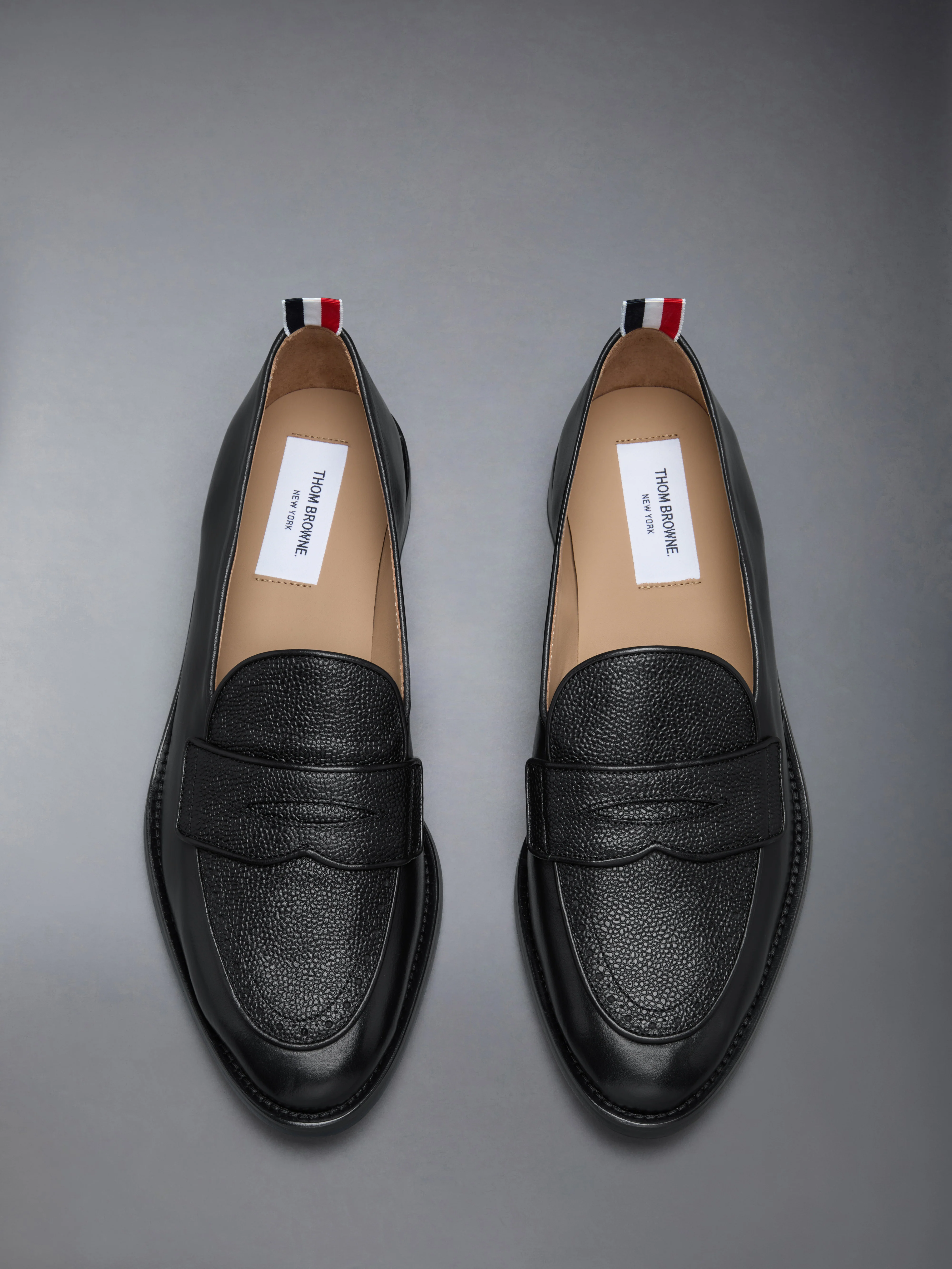 VITELLO CALF LEATHER SOLE VARSITY PENNY LOAFER - Image 4