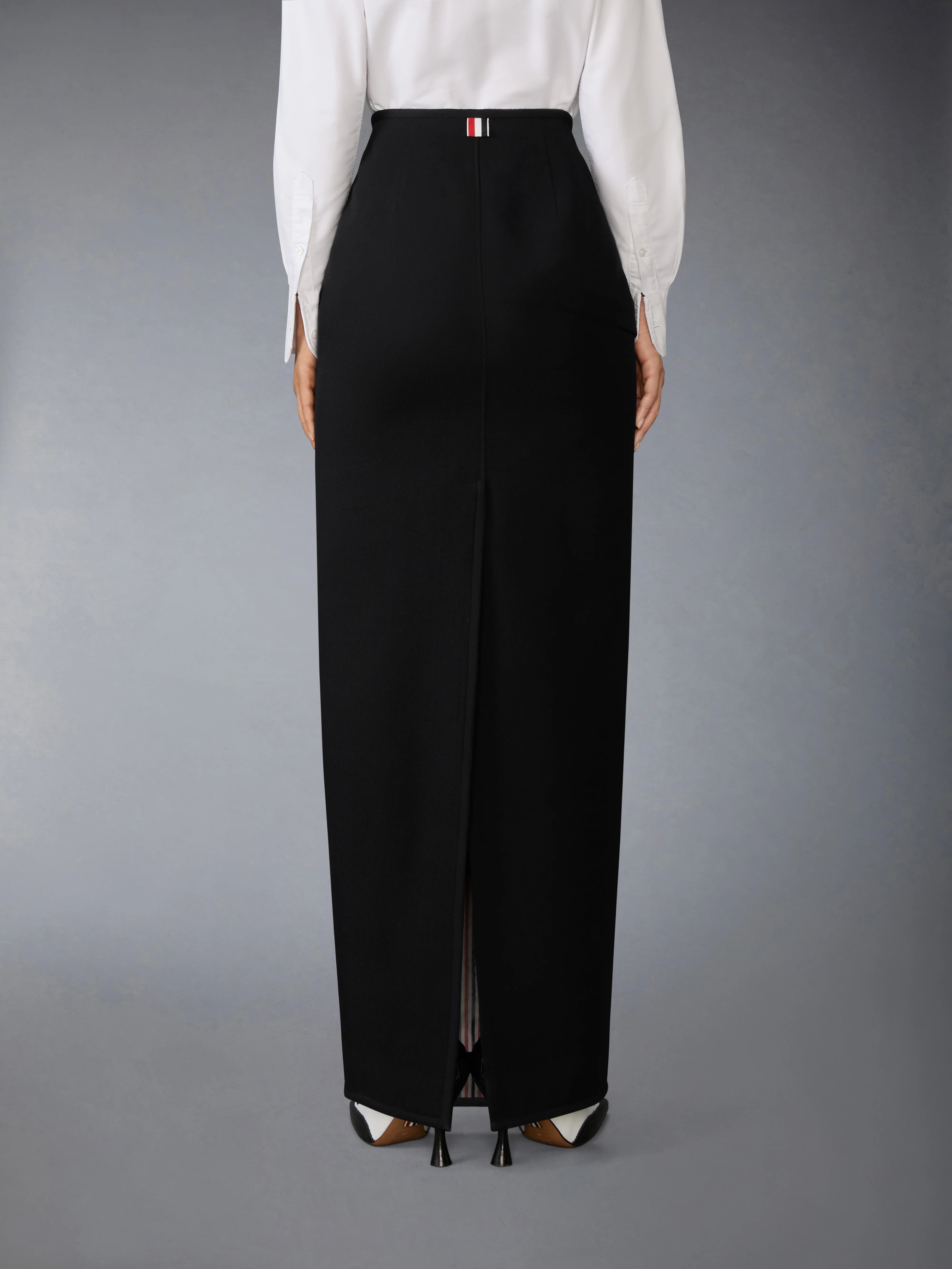 WHIPCORD HOBBLE MAXI SKIRT - Image 3