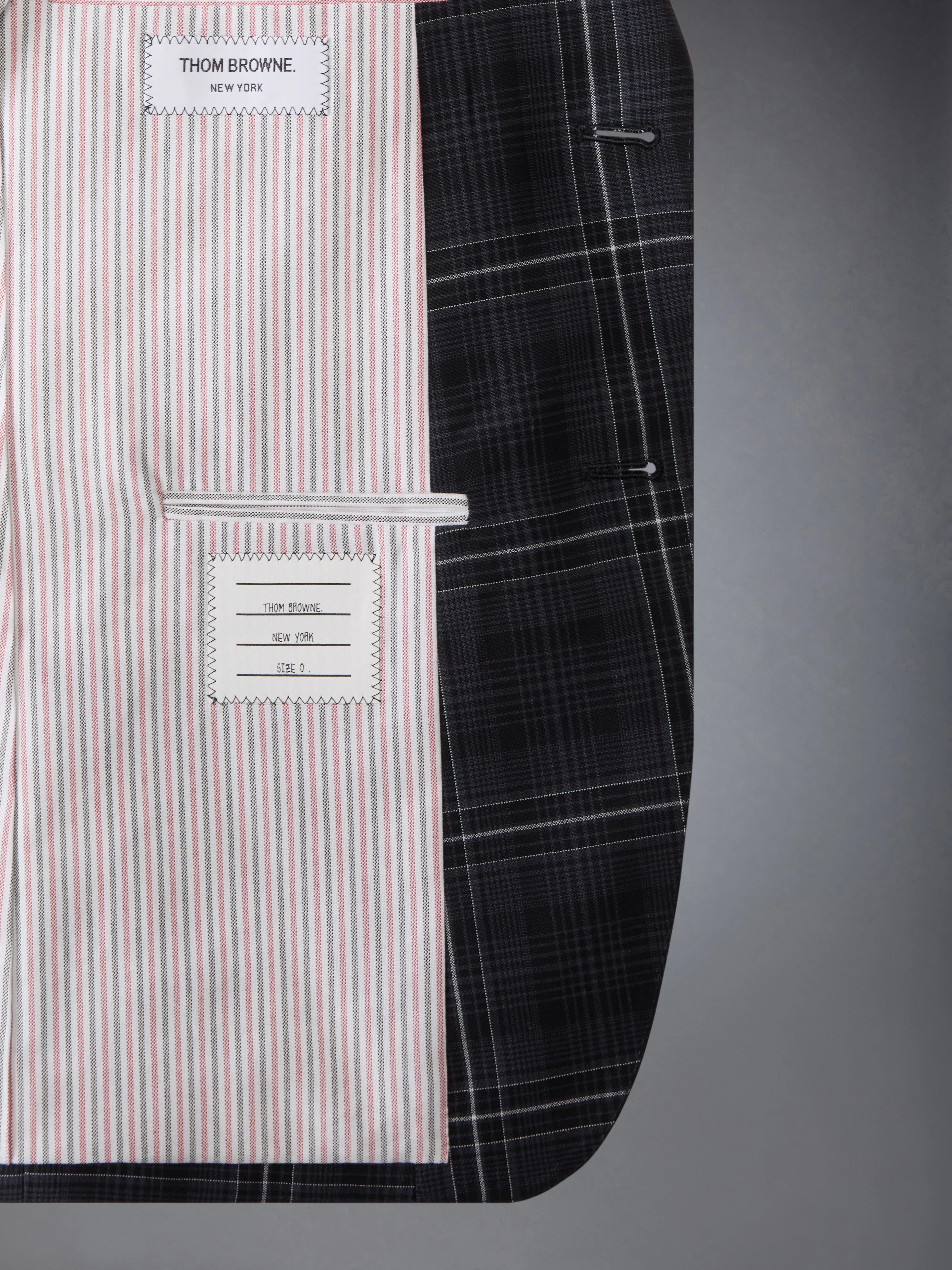 WINDOWPANE PLAID COOL WOOL UNCONSTRUCTED SPORTCOAT - Image 4