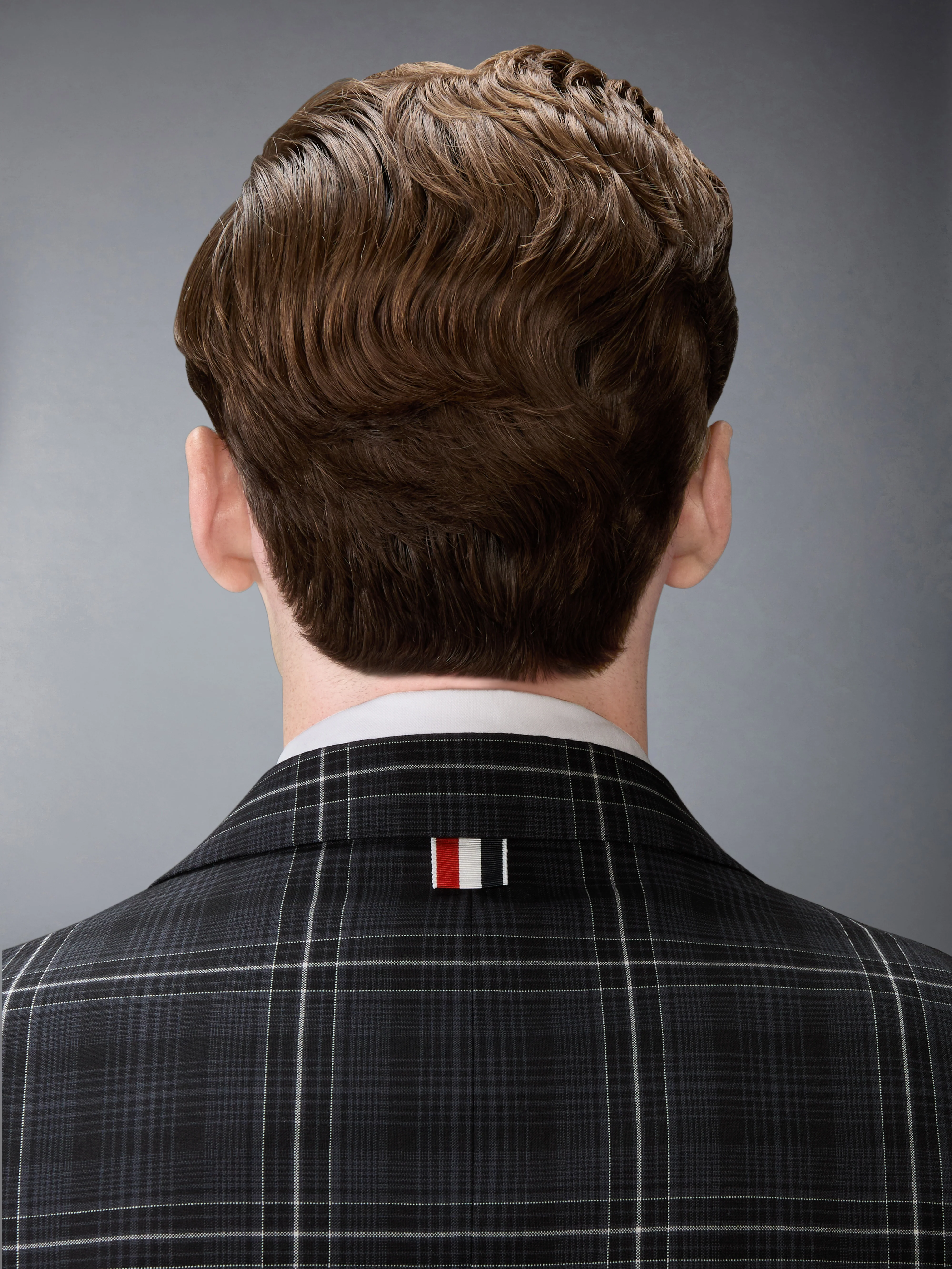 WINDOWPANE PLAID COOL WOOL UNCONSTRUCTED SPORTCOAT - Image 5