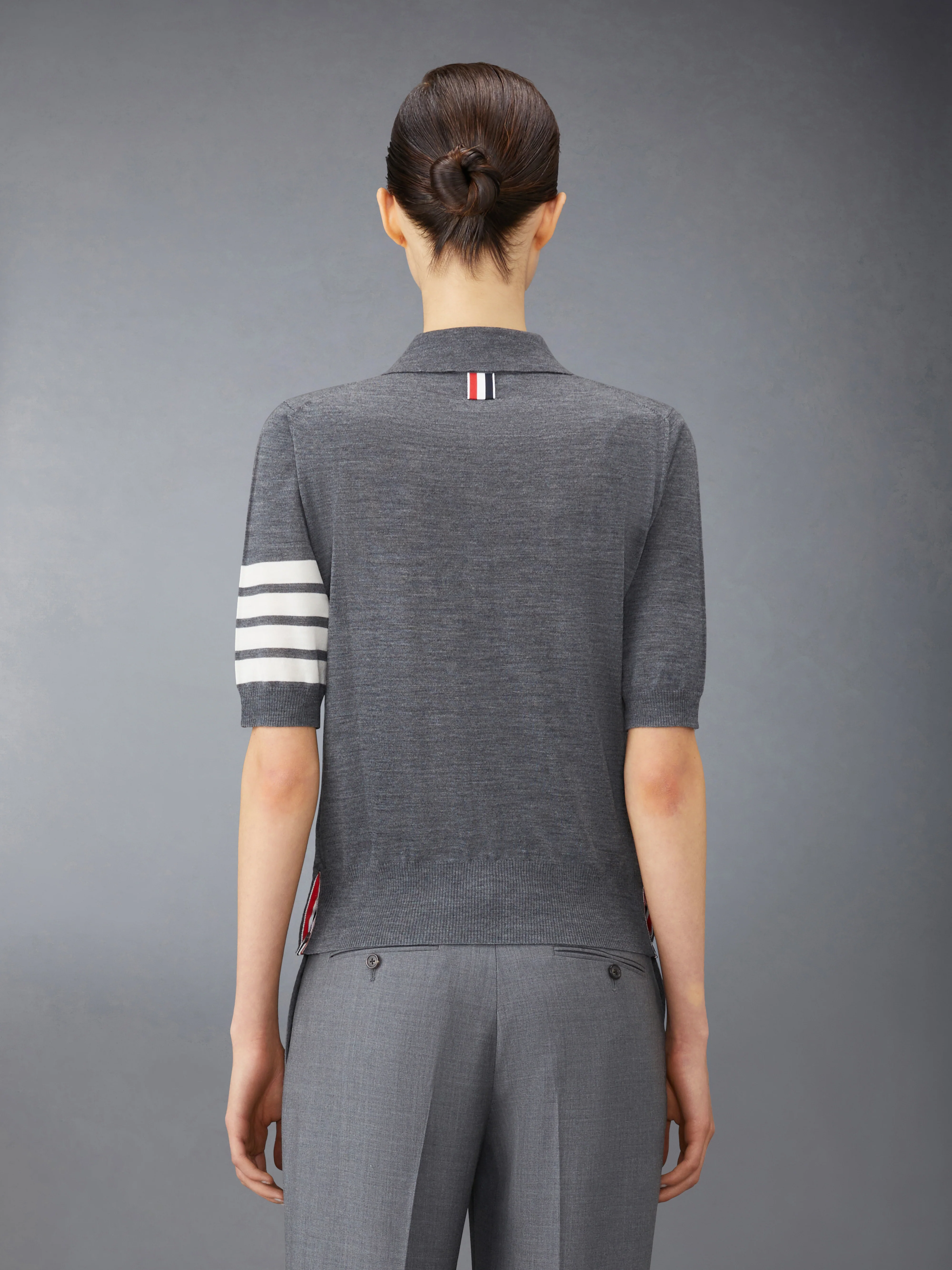 WOOL 4-BAR RELAXED POLO - Image 2