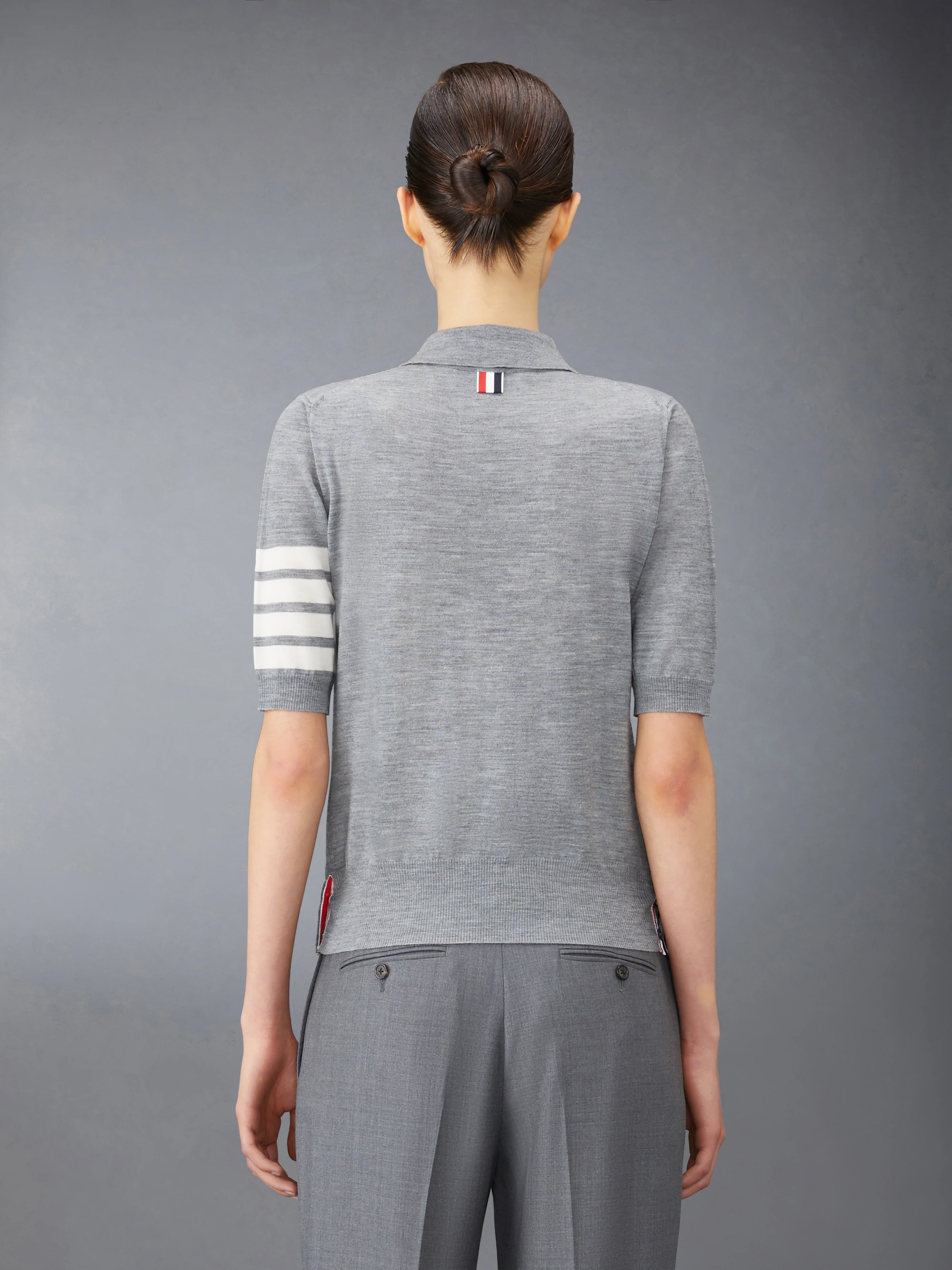 WOOL 4-BAR RELAXED POLO - Image 2