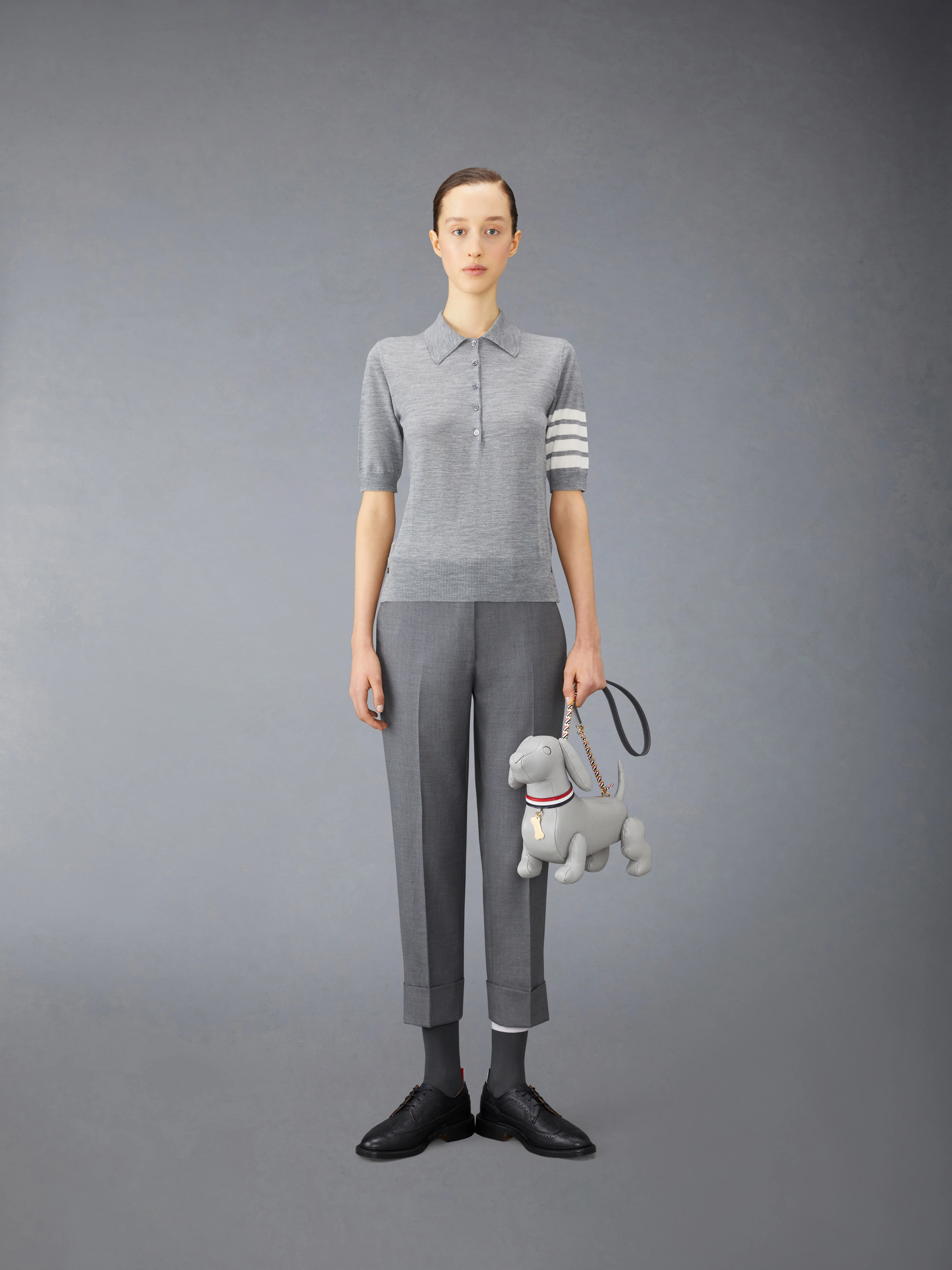 WOOL 4-BAR RELAXED POLO - Image 3