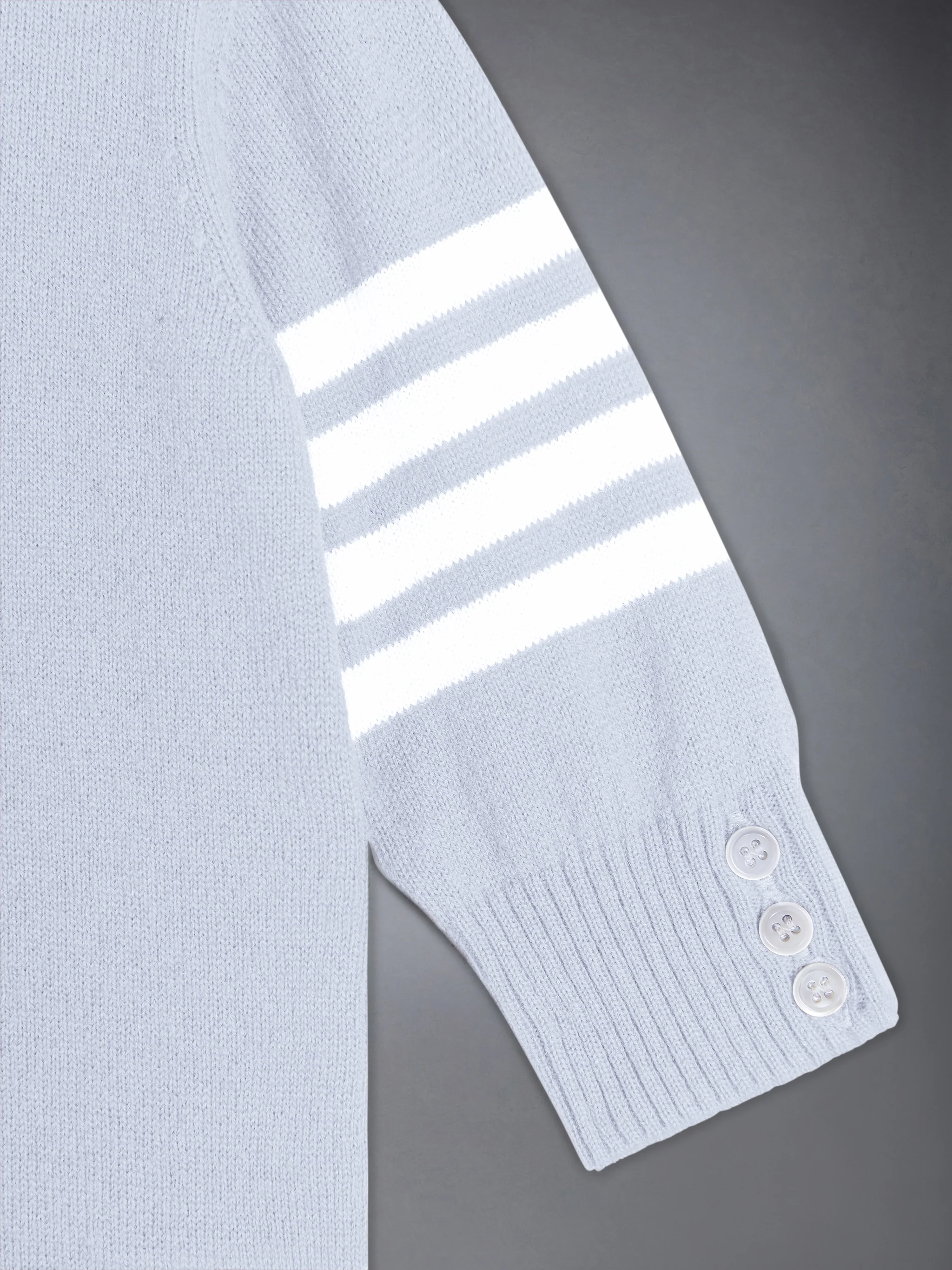 WOOL CASHMERE 4-BAR BABY ONESIE - Image 4