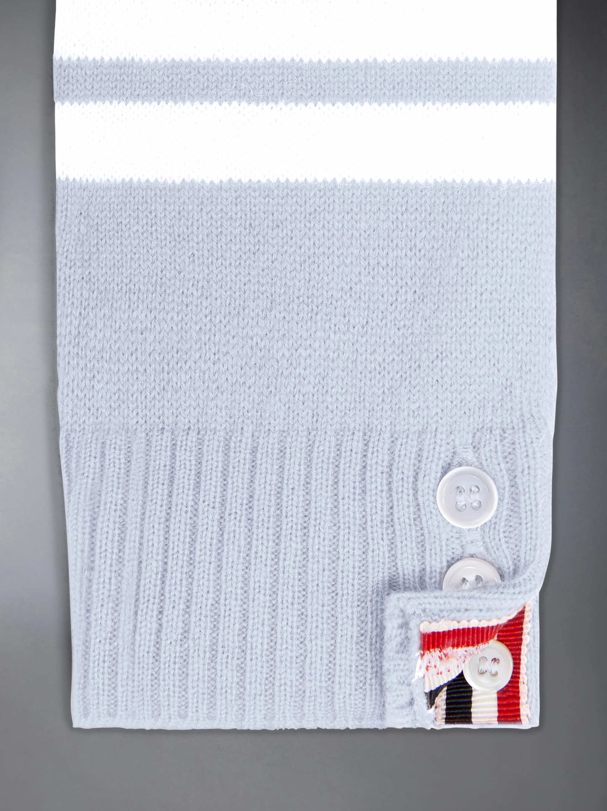 WOOL CASHMERE 4-BAR BABY ONESIE - Image 5