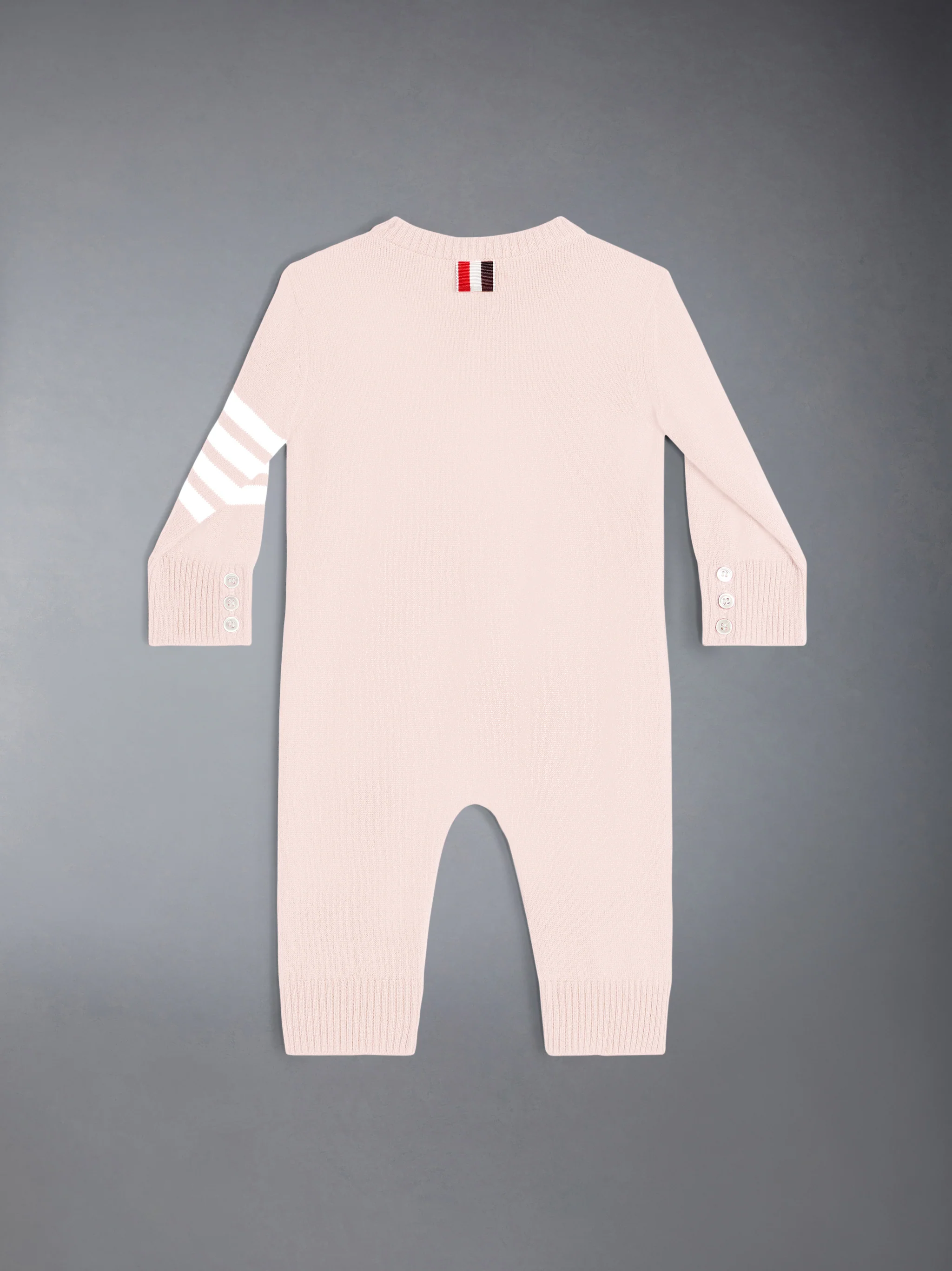 WOOL CASHMERE 4-BAR BABY ONESIE - Image 2