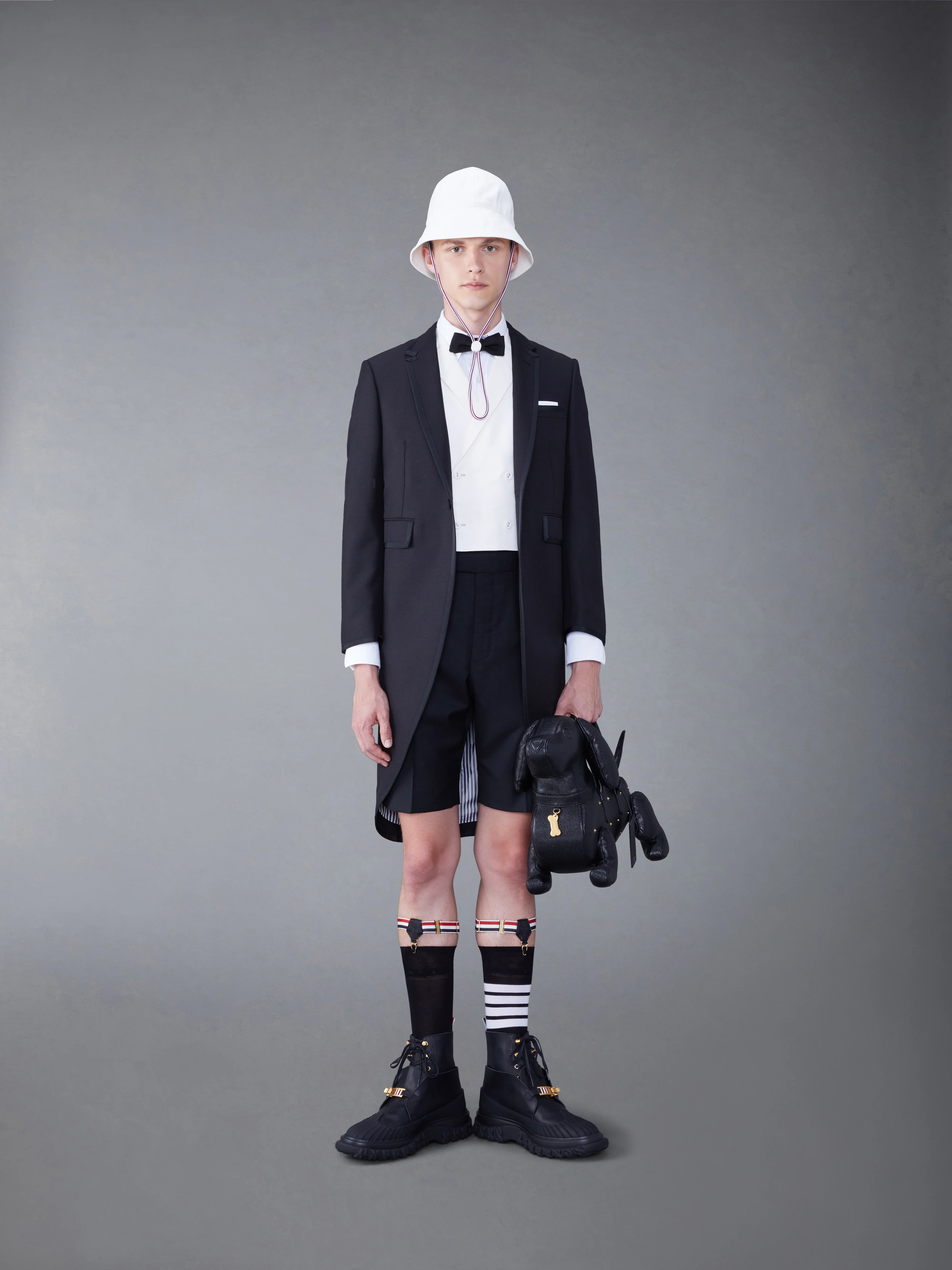 WOOL CLASSIC TIPPING JACKET - Image 3