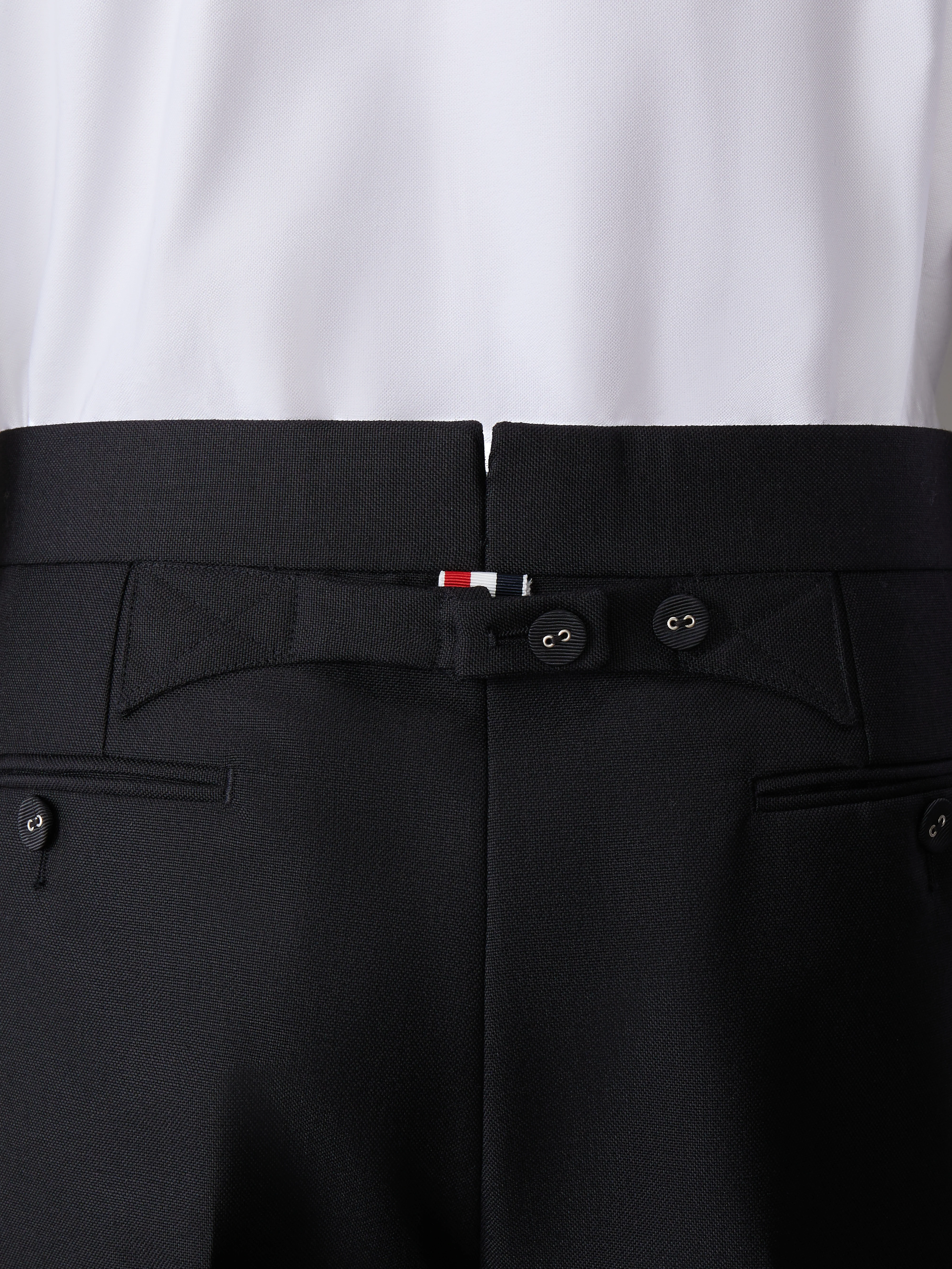 WOOL MOHAIR BACKSTRAP TROUSER - Image 4