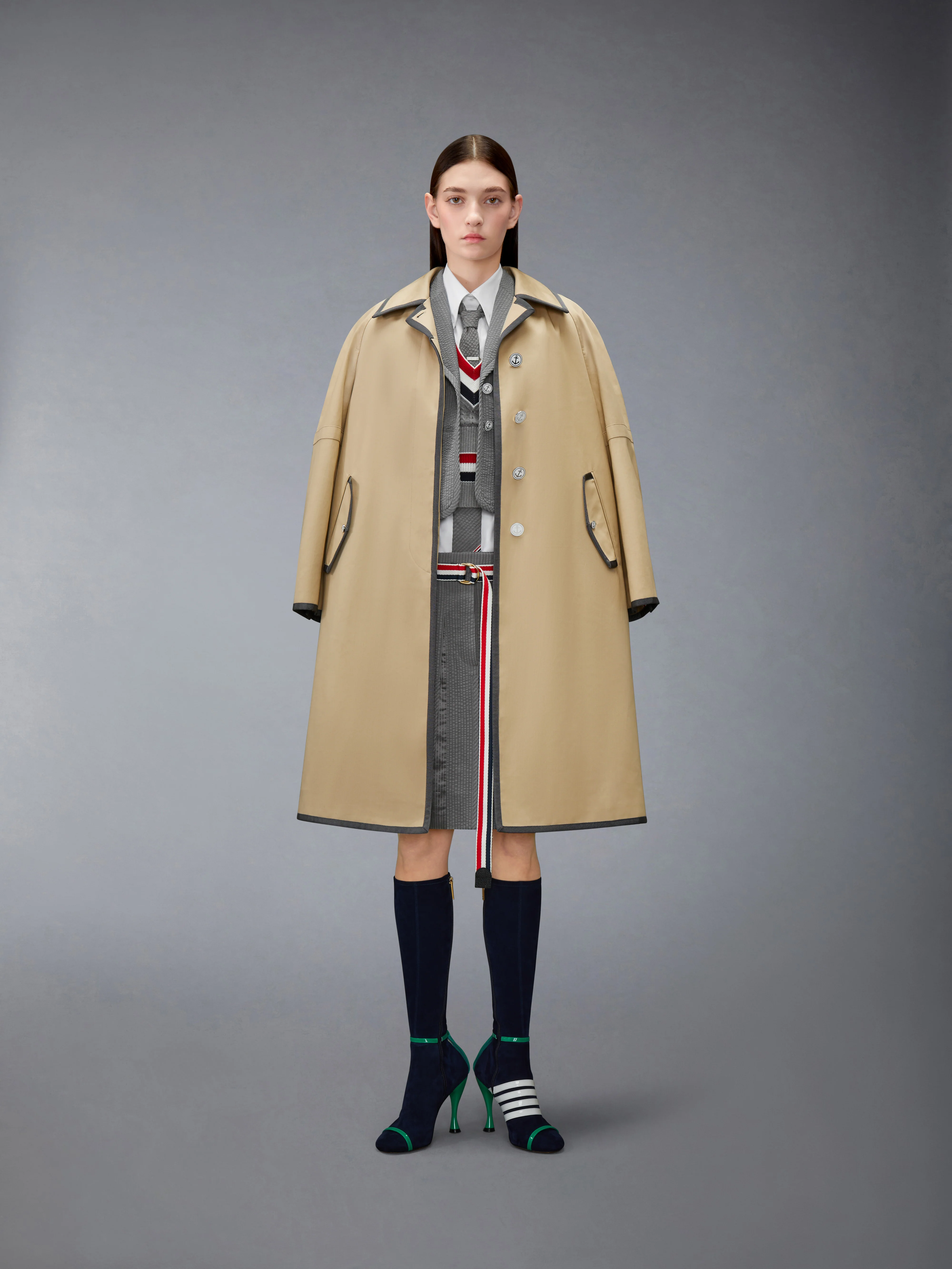WOOL SEERSUCKER CROPPED JACKET - Image 3