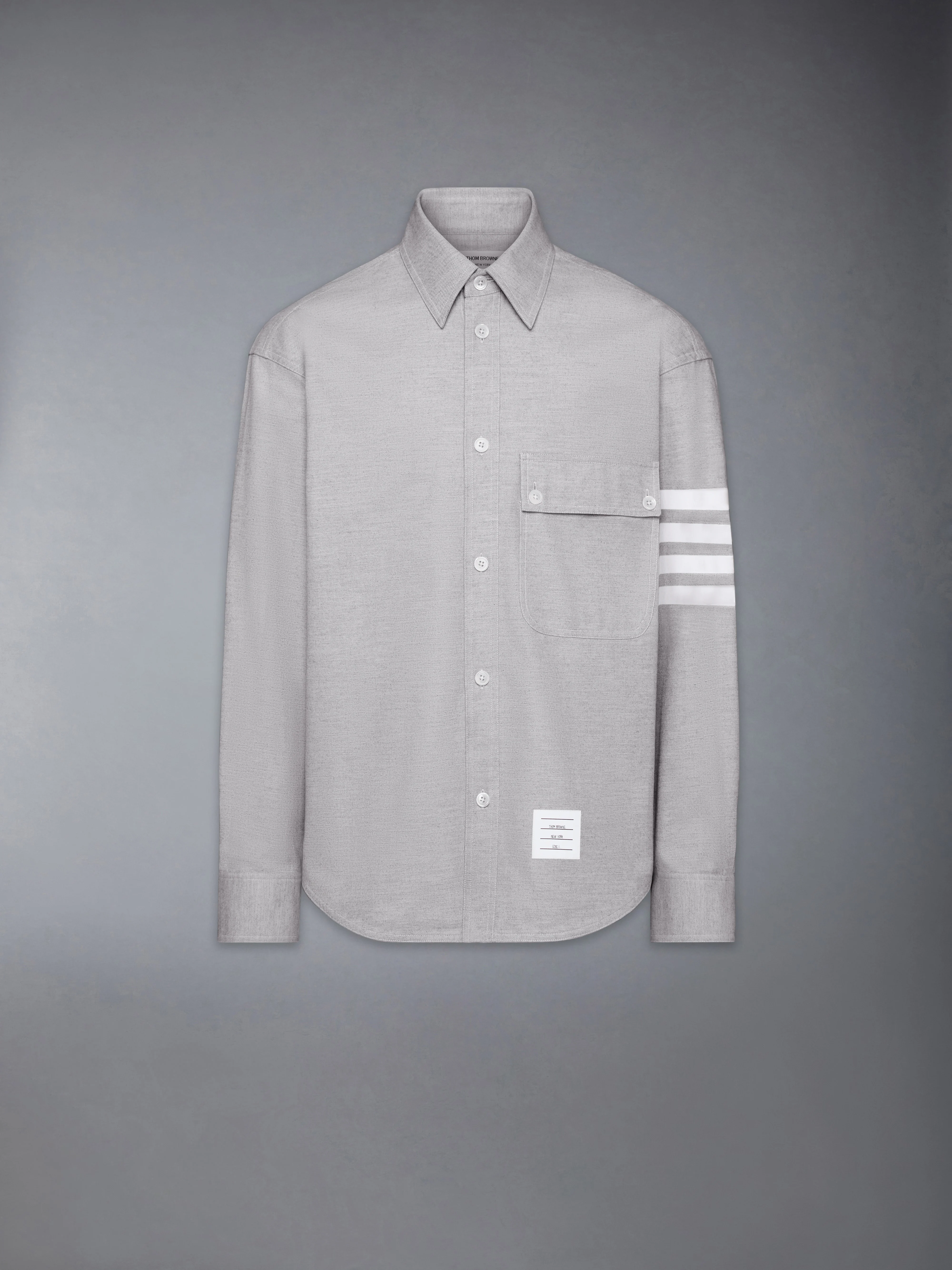 WOVEN FLANNEL 4-BAR OVERSIZED SHIRT - Image 6