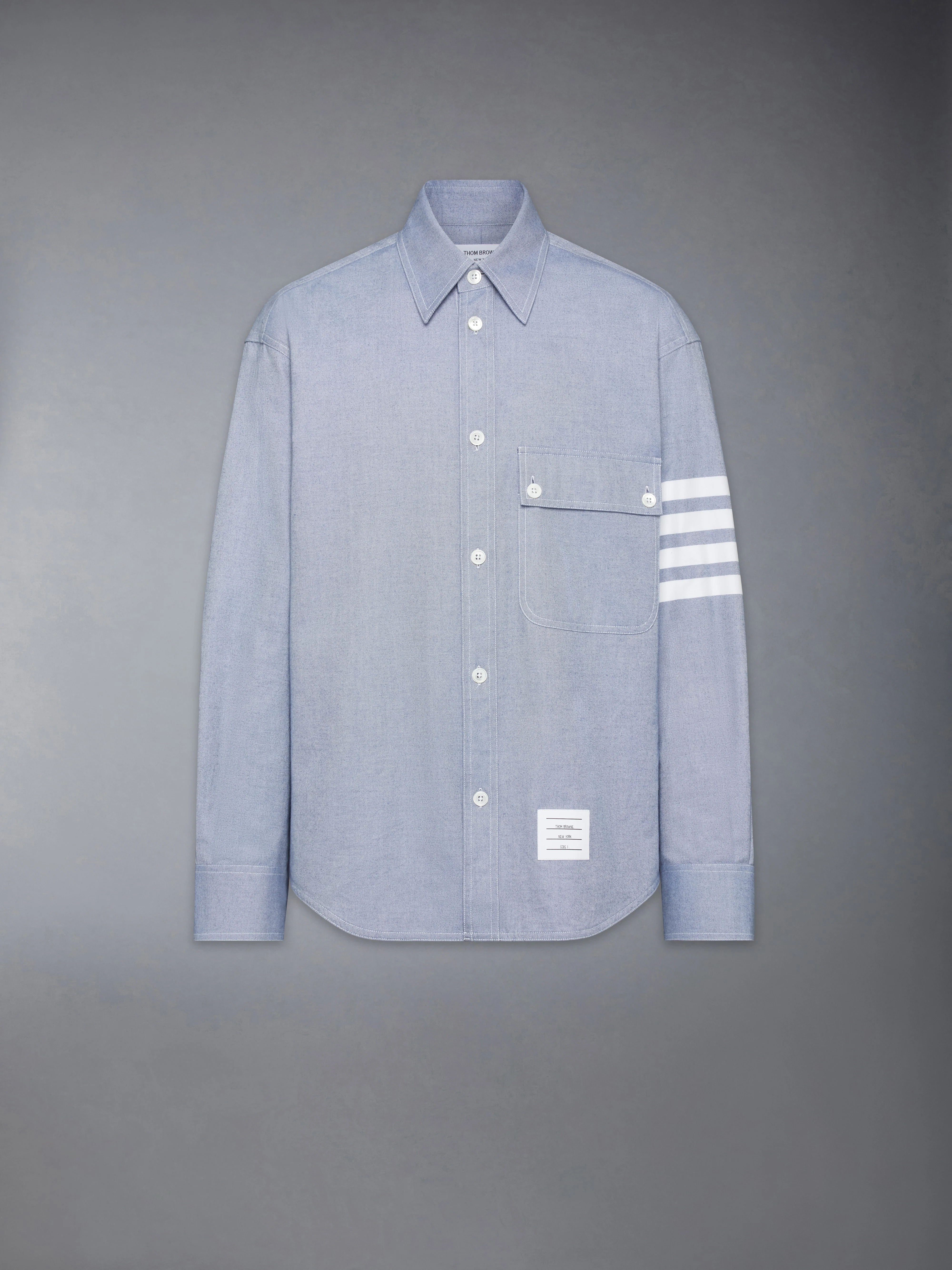 WOVEN FLANNEL 4-BAR OVERSIZED SHIRT - Image 7